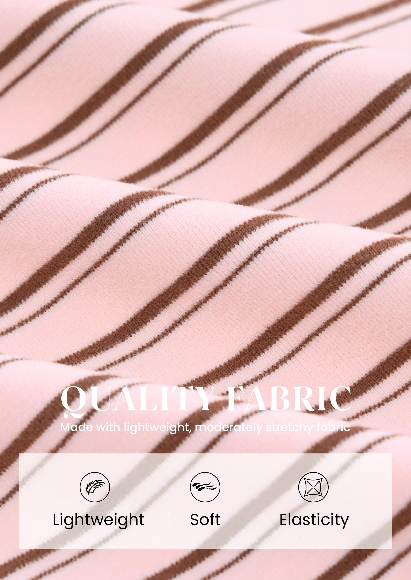 Lounge Sets for Women Fall 2 Piece Knit Matching Striped Set