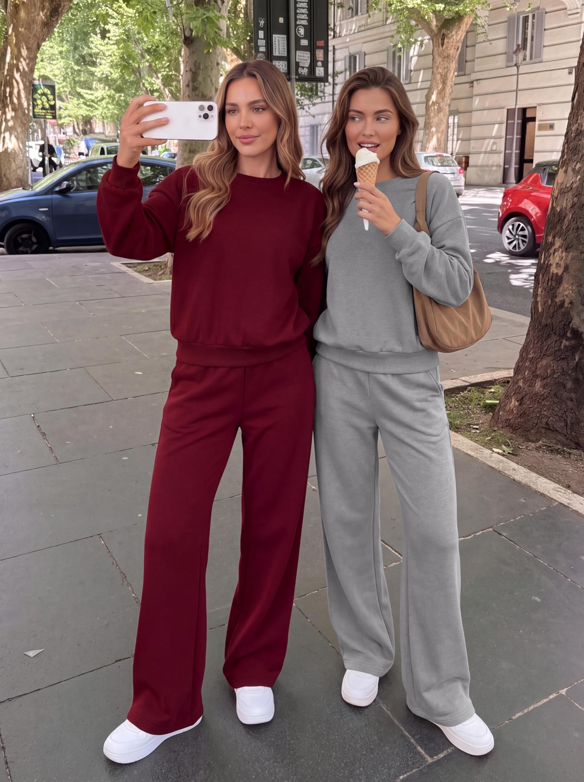 2 Piece Lounge Sets for Women Casual Sweatsuits Fall Clothes