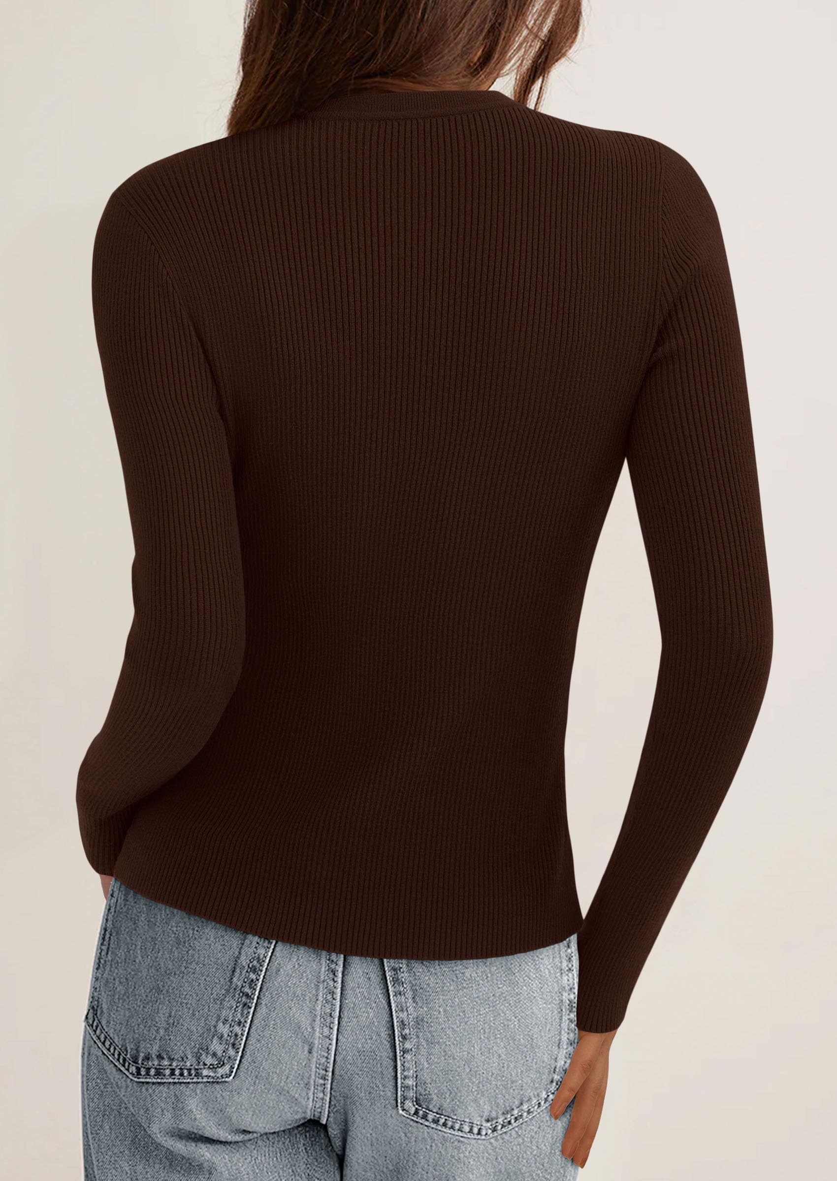 Women's Fall Lightweight Cardigan Sweaters,Brown,S