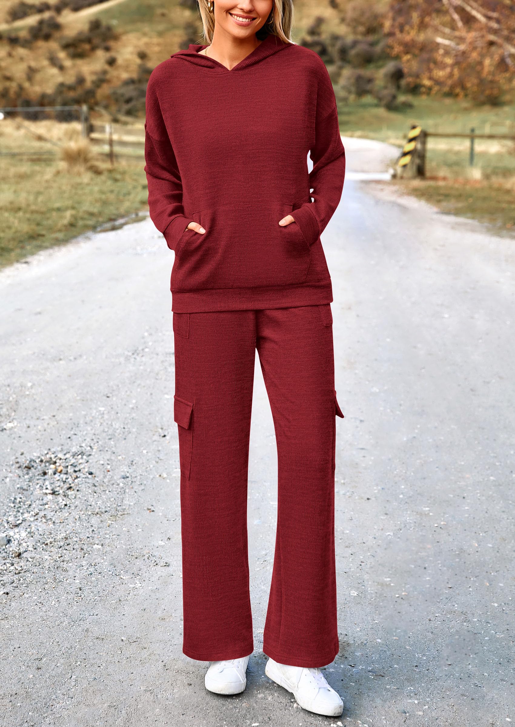 Track Sweat Suits for Women 2 Piece Matching Athleisure Sets