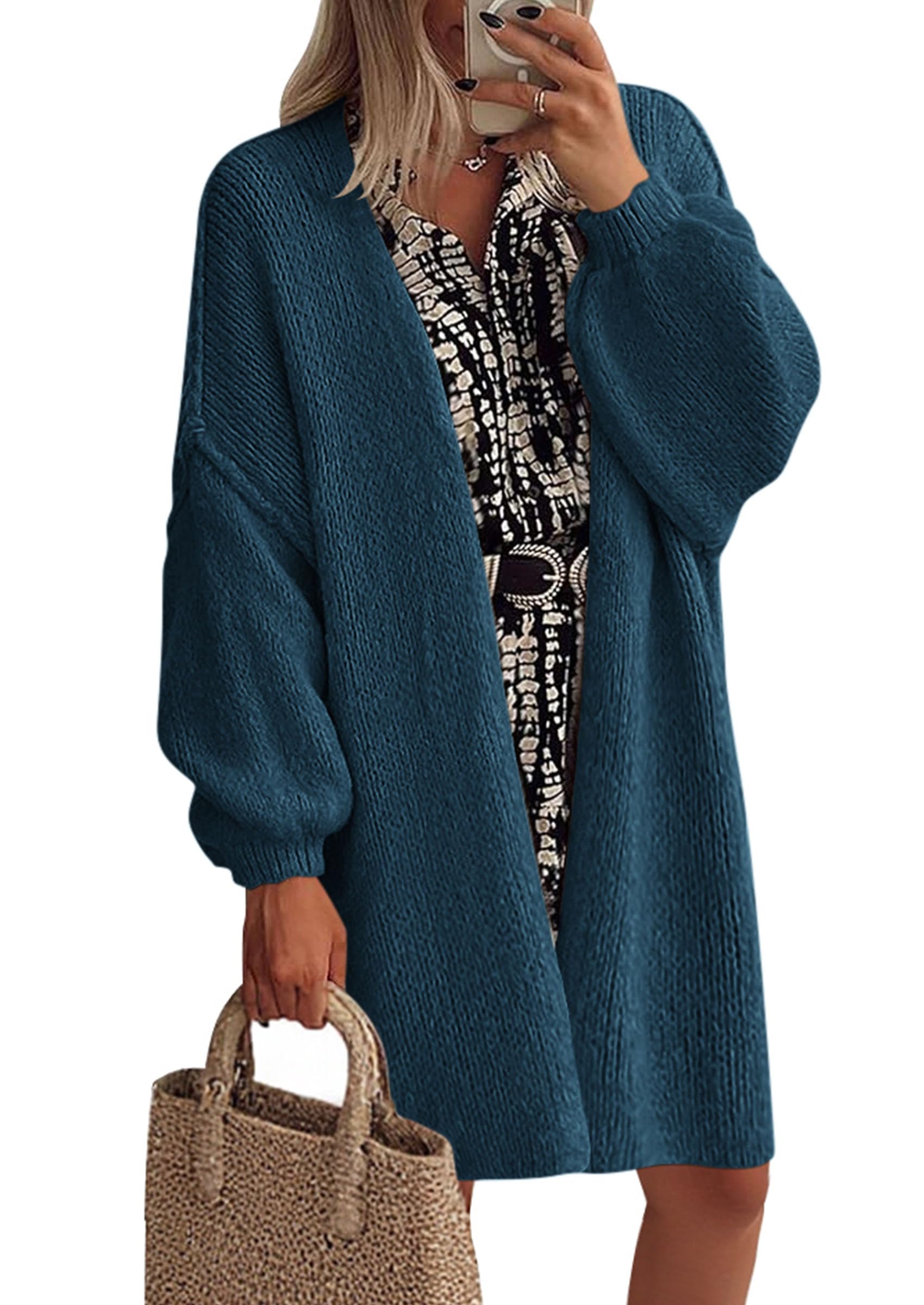 Cardigan Sweaters for Women Fall Oversized Long Cardigans