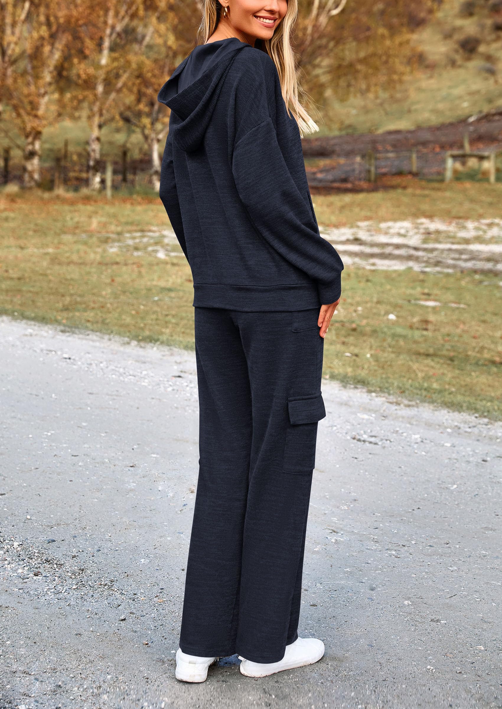 Track Sweat Suits for Women 2 Piece Matching Athleisure Sets