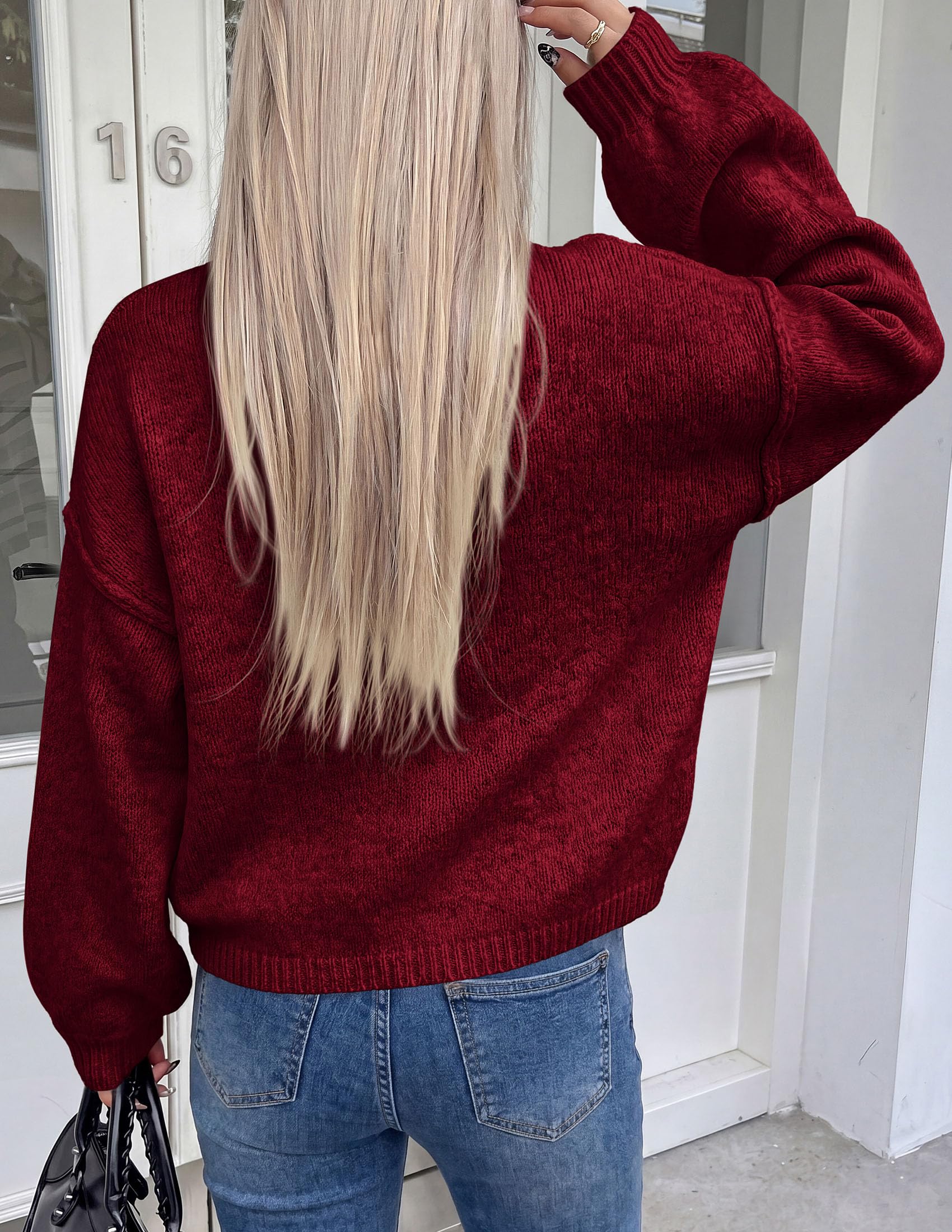 Women's Oversized Cardigan Sweaters Chunky Knit Fall Outfits