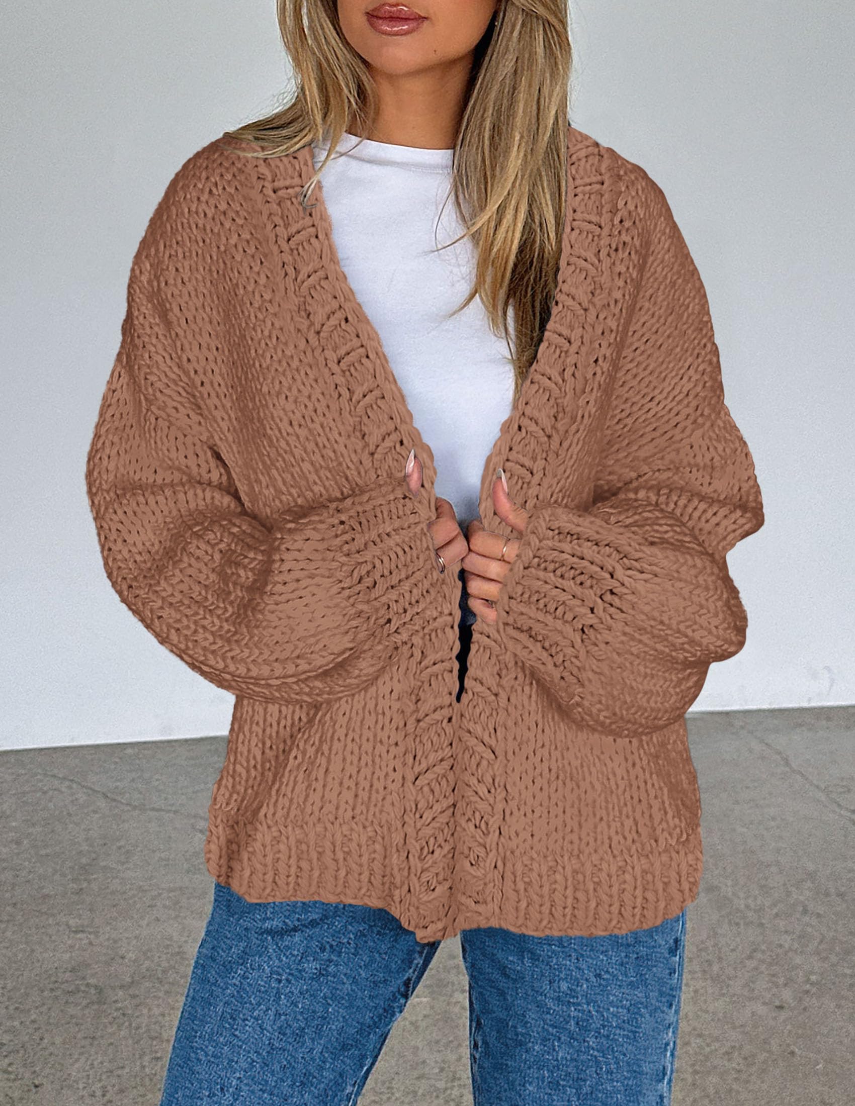 Cardigan Sweaters for Women Trendy Fall Fashion Knit Sweaters