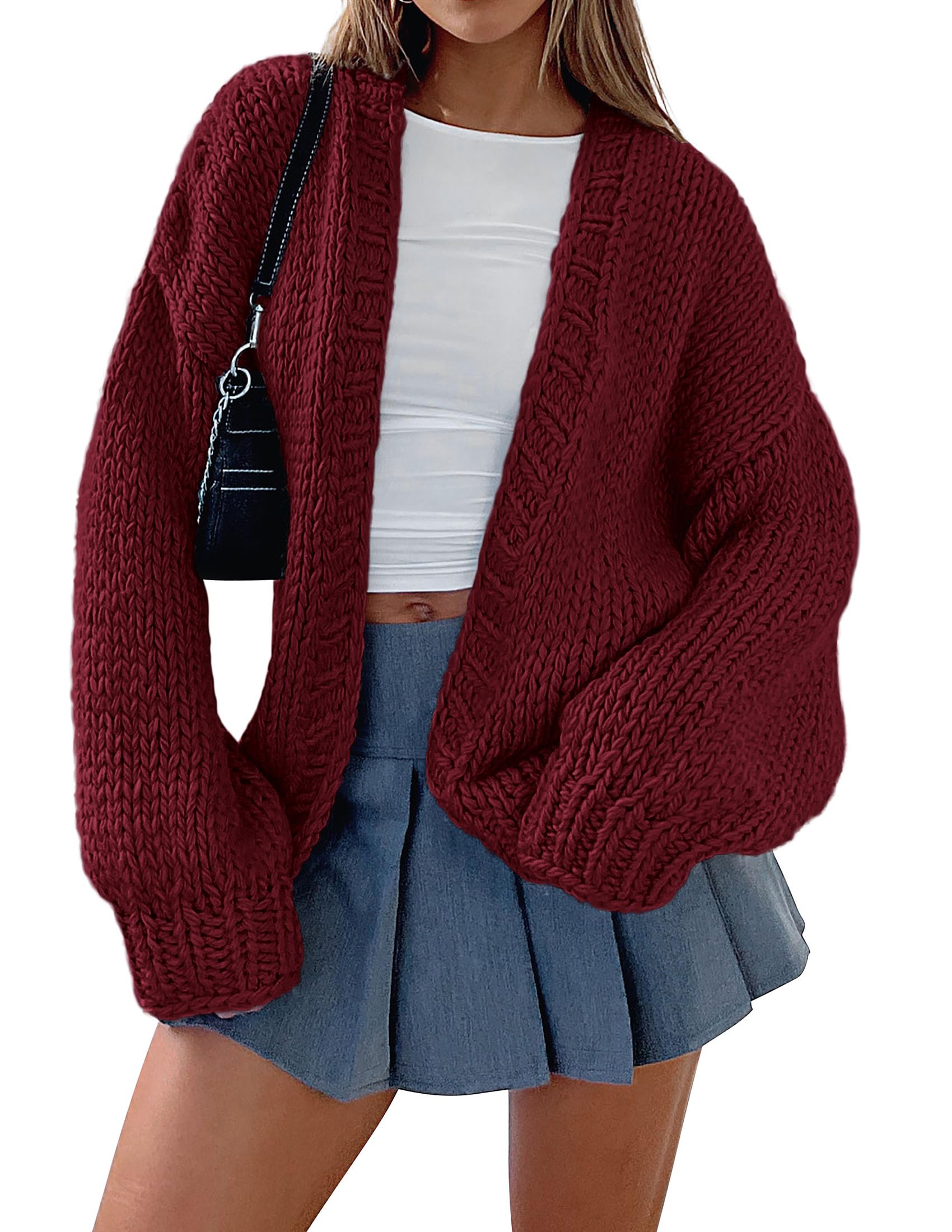 Cardigan Sweaters for Women Trendy Fall Fashion Knit Sweaters