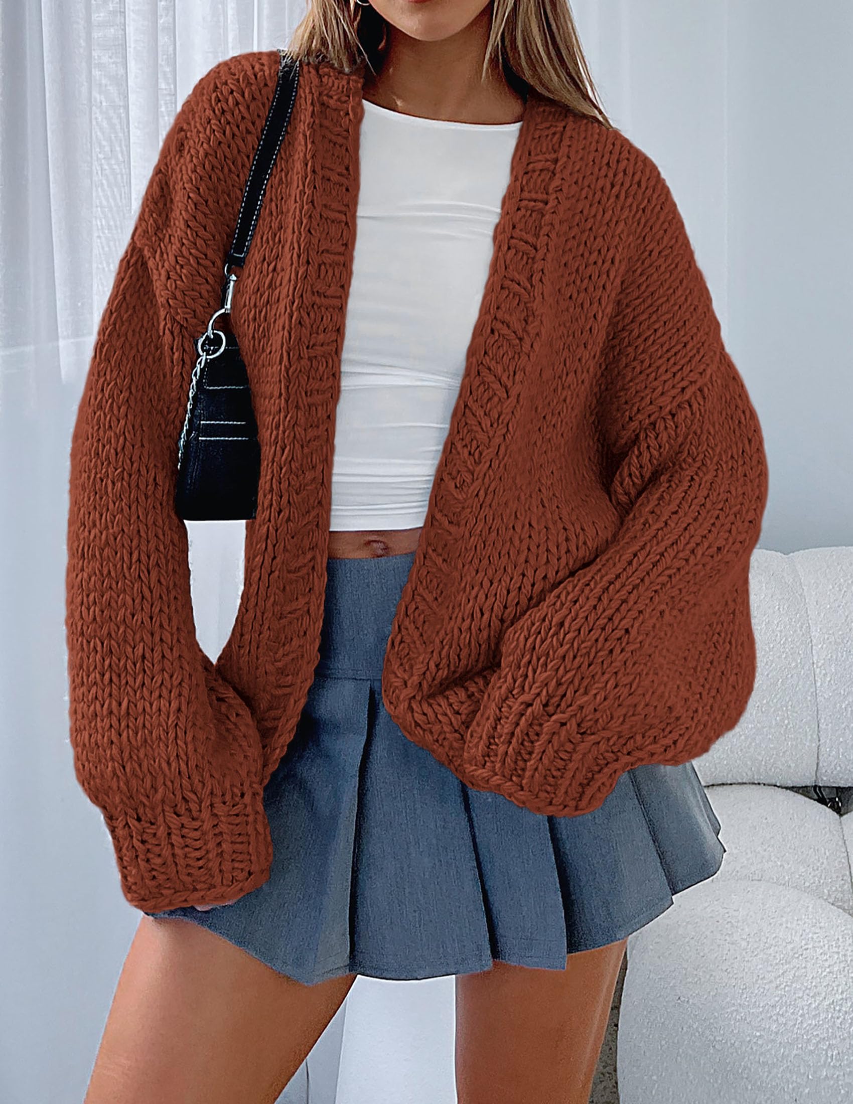 Cardigan Sweaters for Women Trendy Fall Fashion Knit Sweaters
