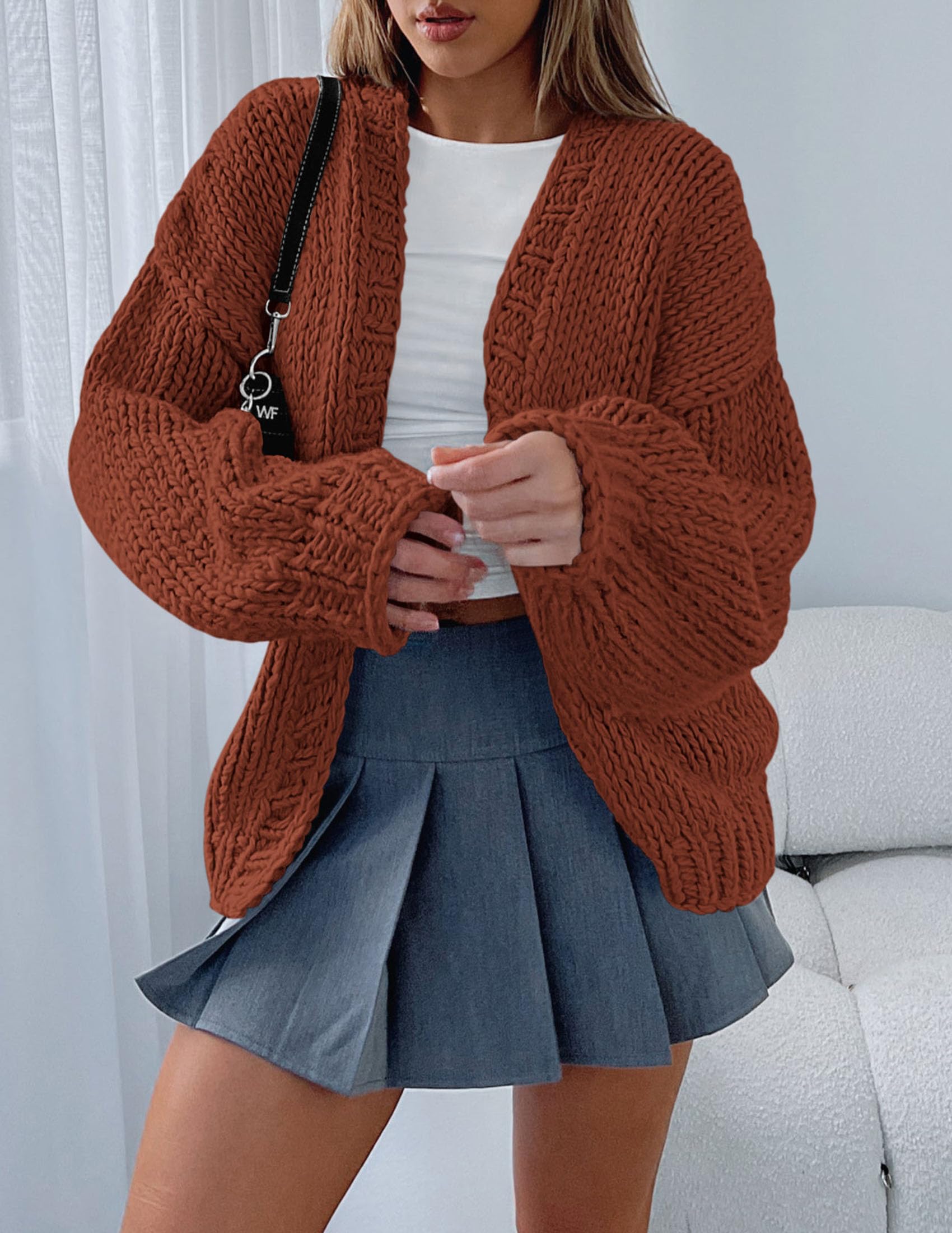 Cardigan Sweaters for Women Trendy Fall Fashion Knit Sweaters