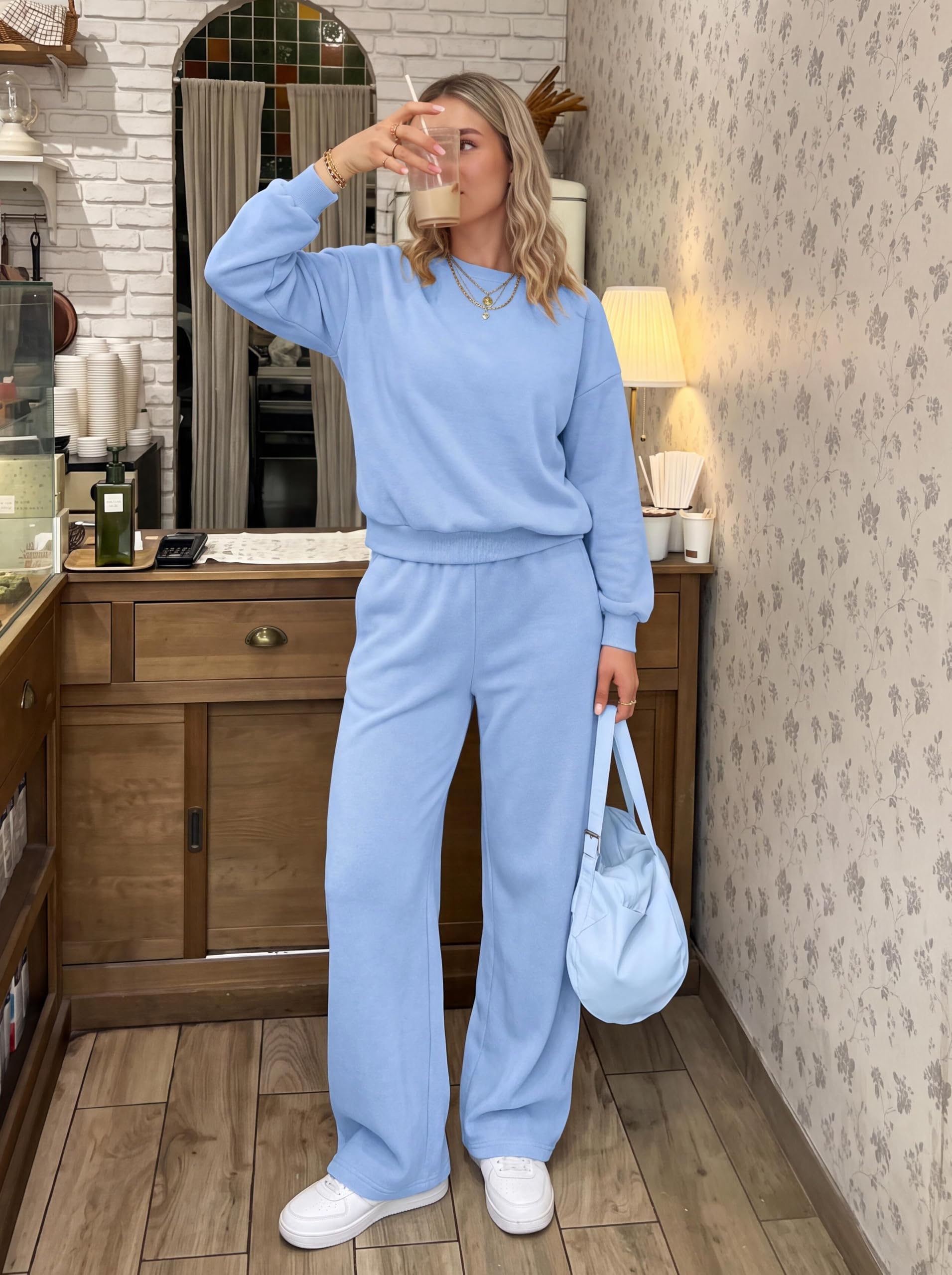 2 Piece Lounge Sets for Women Casual Sweatsuits Fall Clothes