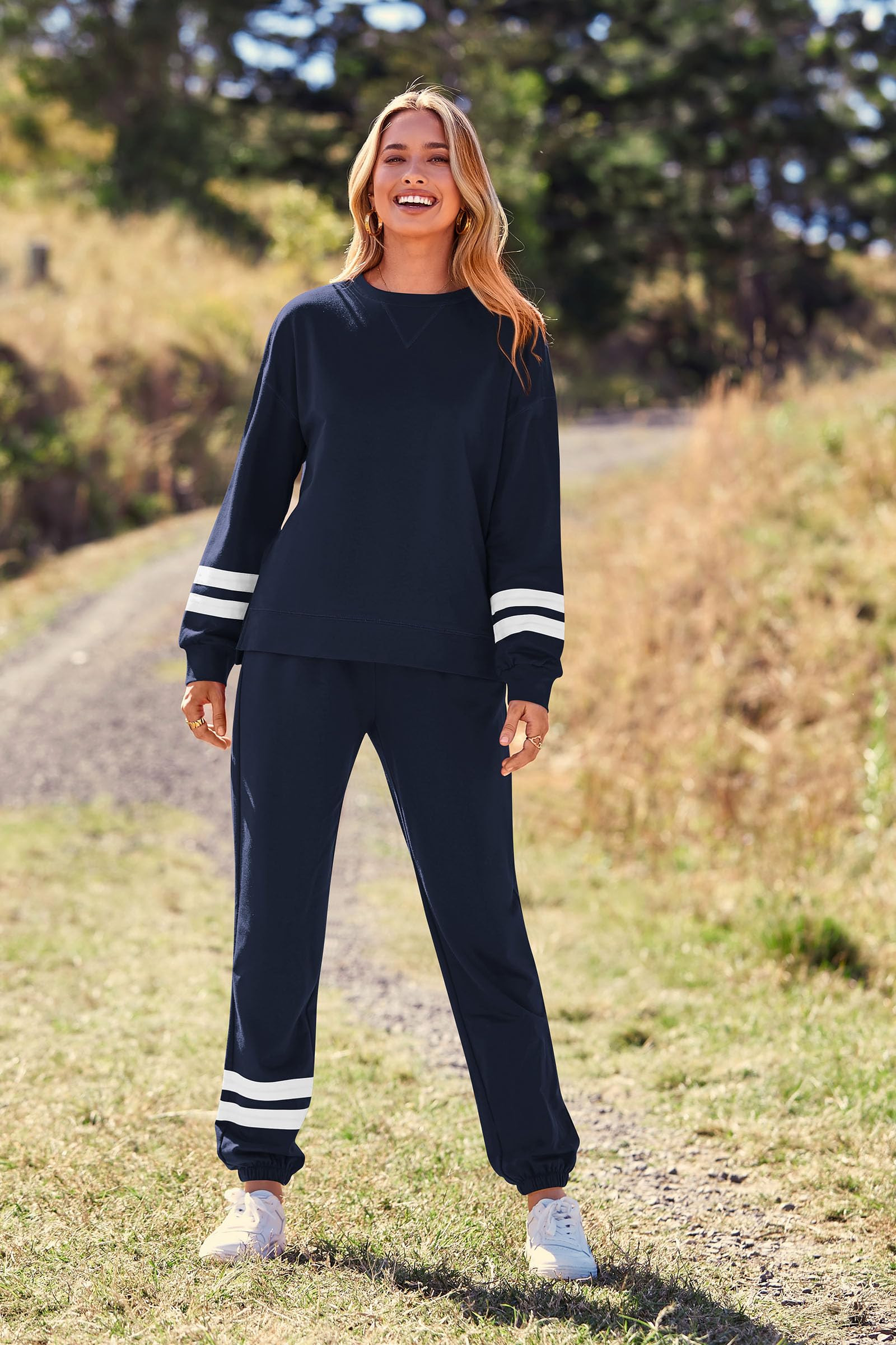 Women's Pajama Sets Casual 2 Piece Fall Matching Lounge Set