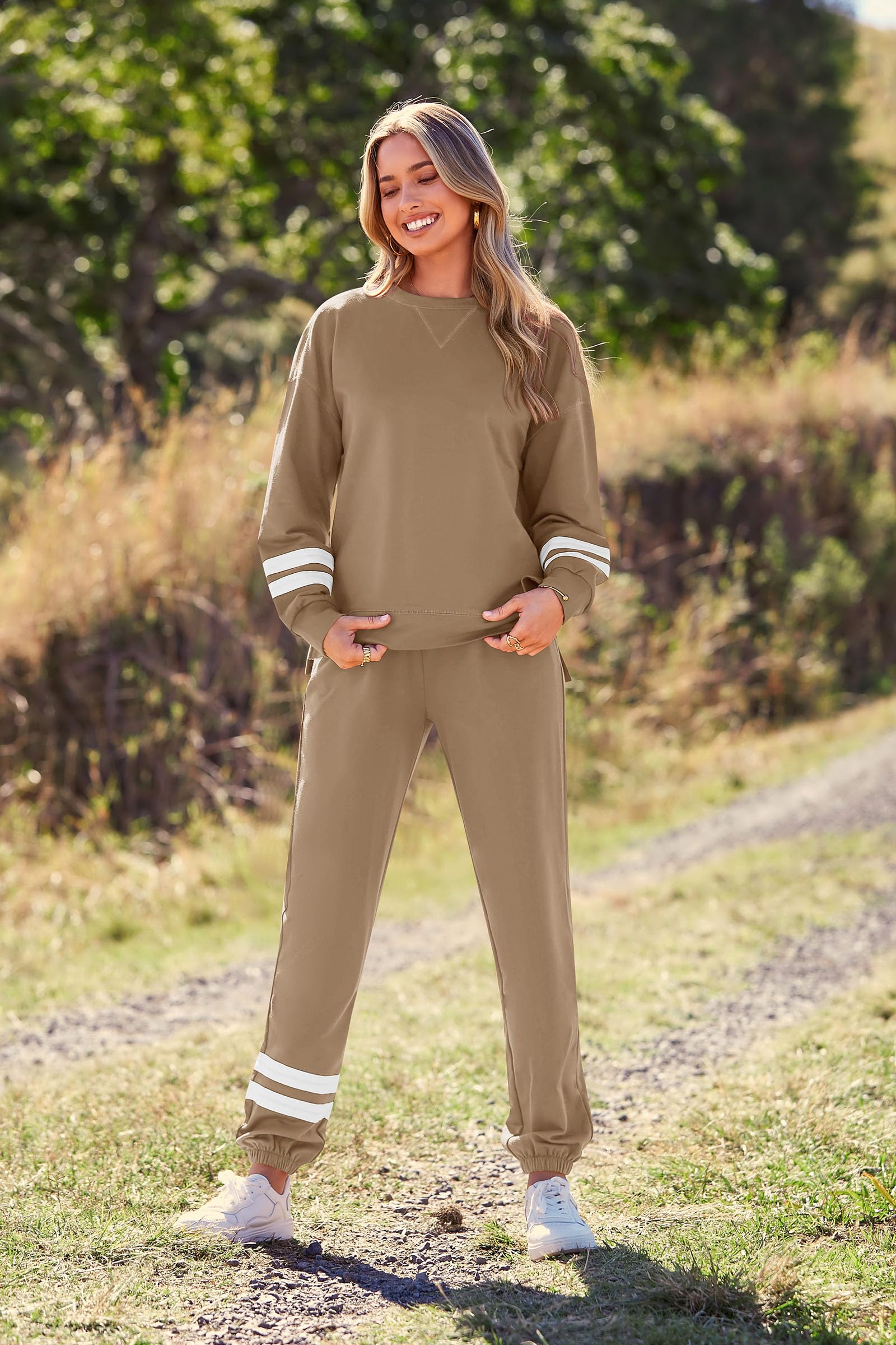 Women's Pajama Sets Casual 2 Piece Fall Matching Lounge Set