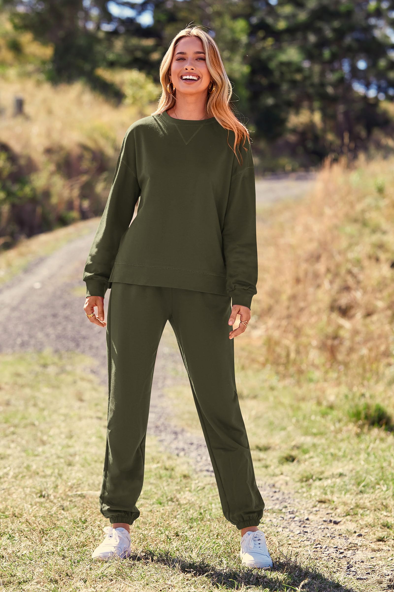 Women's Pajama Sets Casual 2 Piece Fall Matching Lounge Set