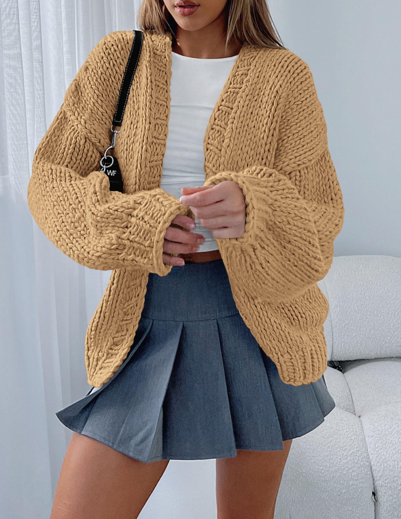 Cardigan Sweaters for Women Trendy Fall Fashion Knit Sweaters