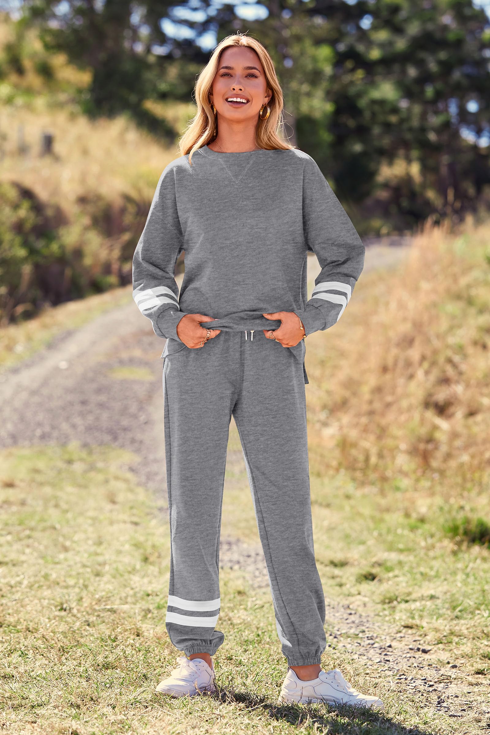 Women's Pajama Sets Casual 2 Piece Fall Matching Lounge Set