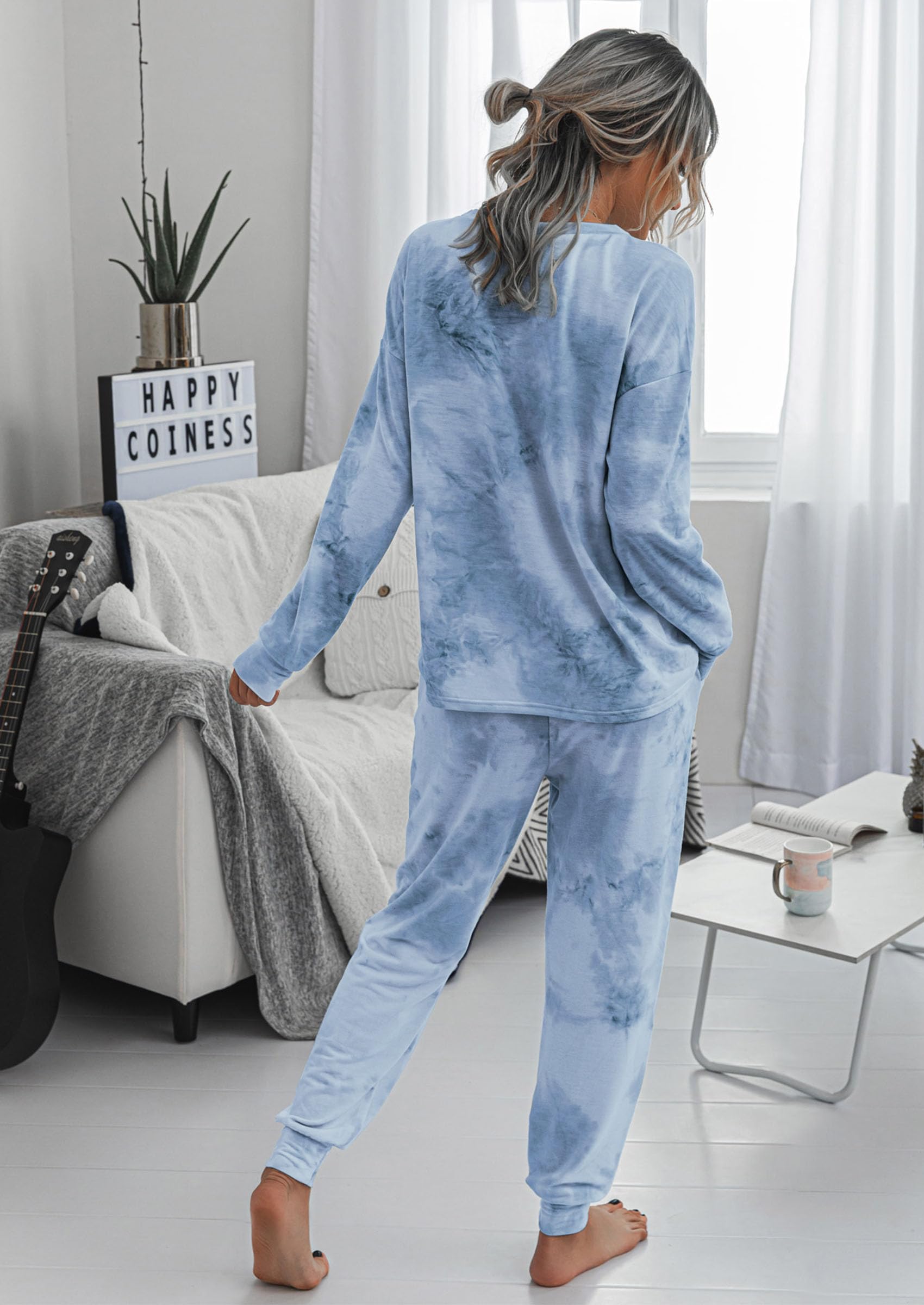 Women's Pajama Sets Casual 2 Piece Fall Matching Lounge Set
