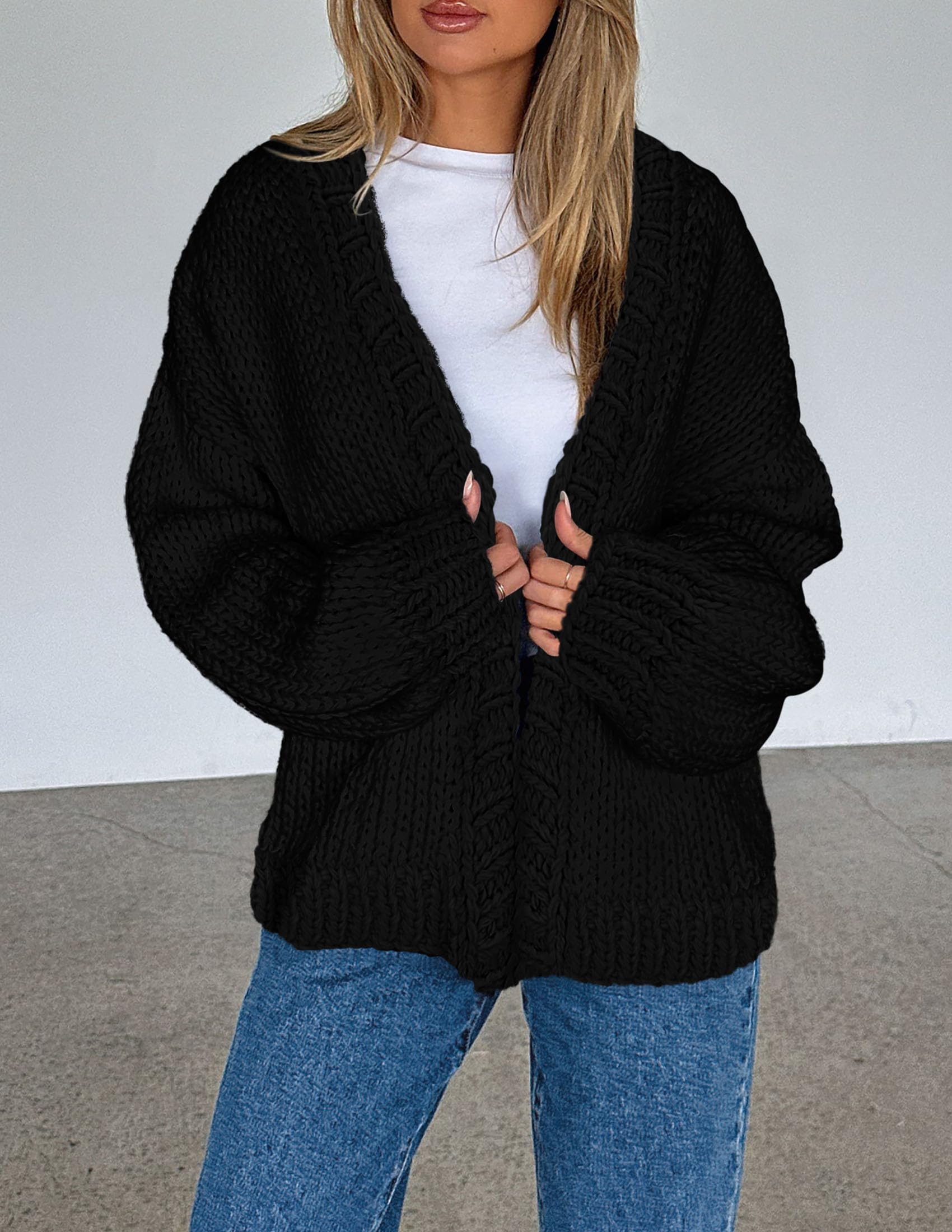 Cardigan Sweaters for Women Trendy Fall Fashion Knit Sweaters