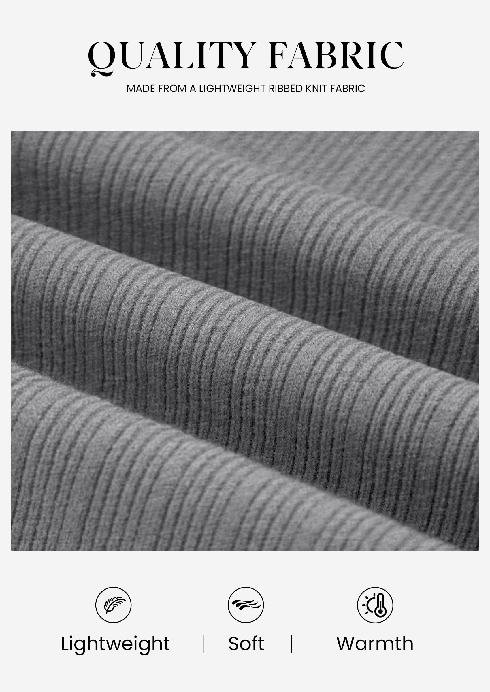 Womens Bell Long Sleeve Tops Mock Neck Sweaters,Grey,S