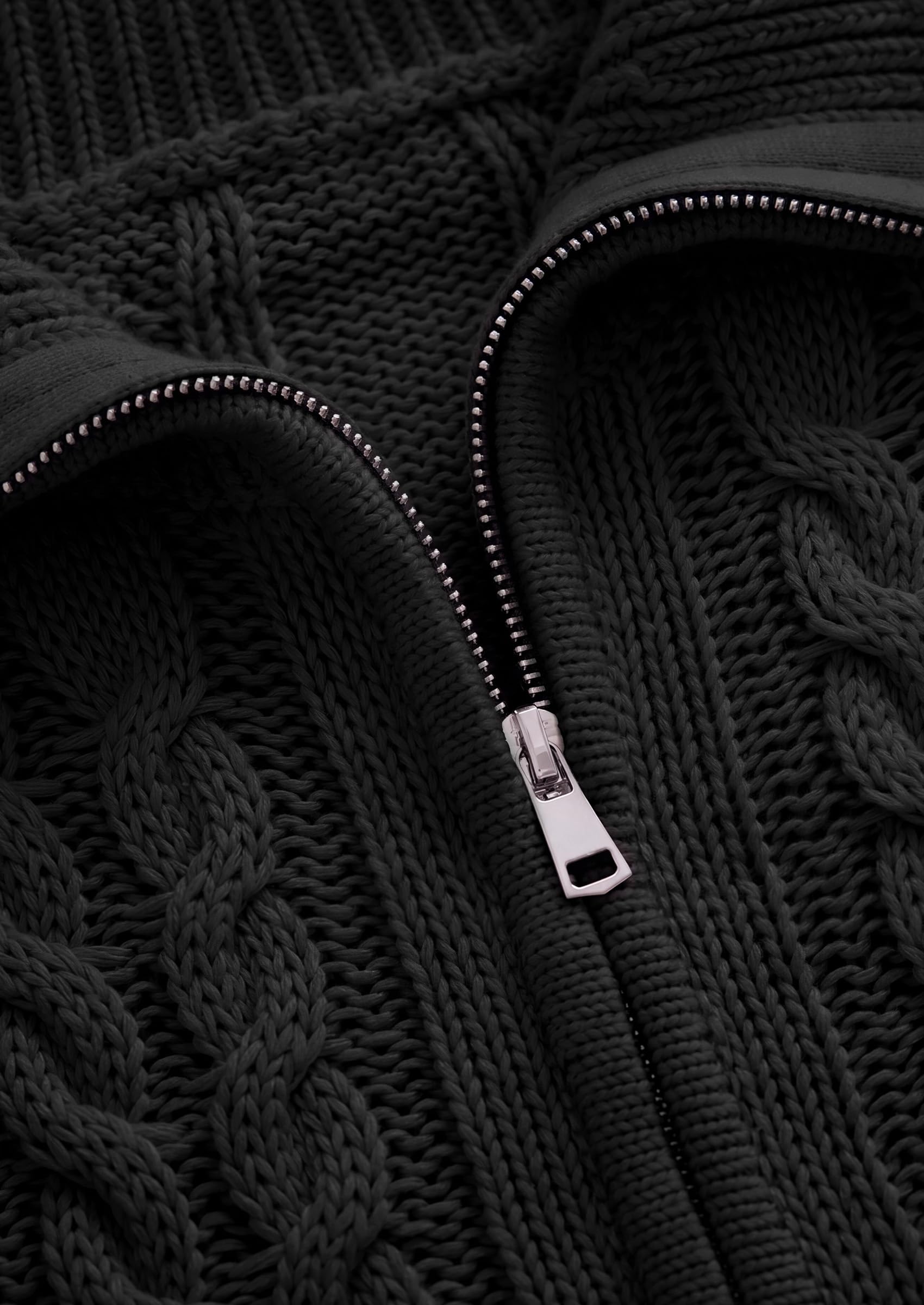 Women's Zip Up Cardigan Sweaters Cropped Jackets Fall Outfits