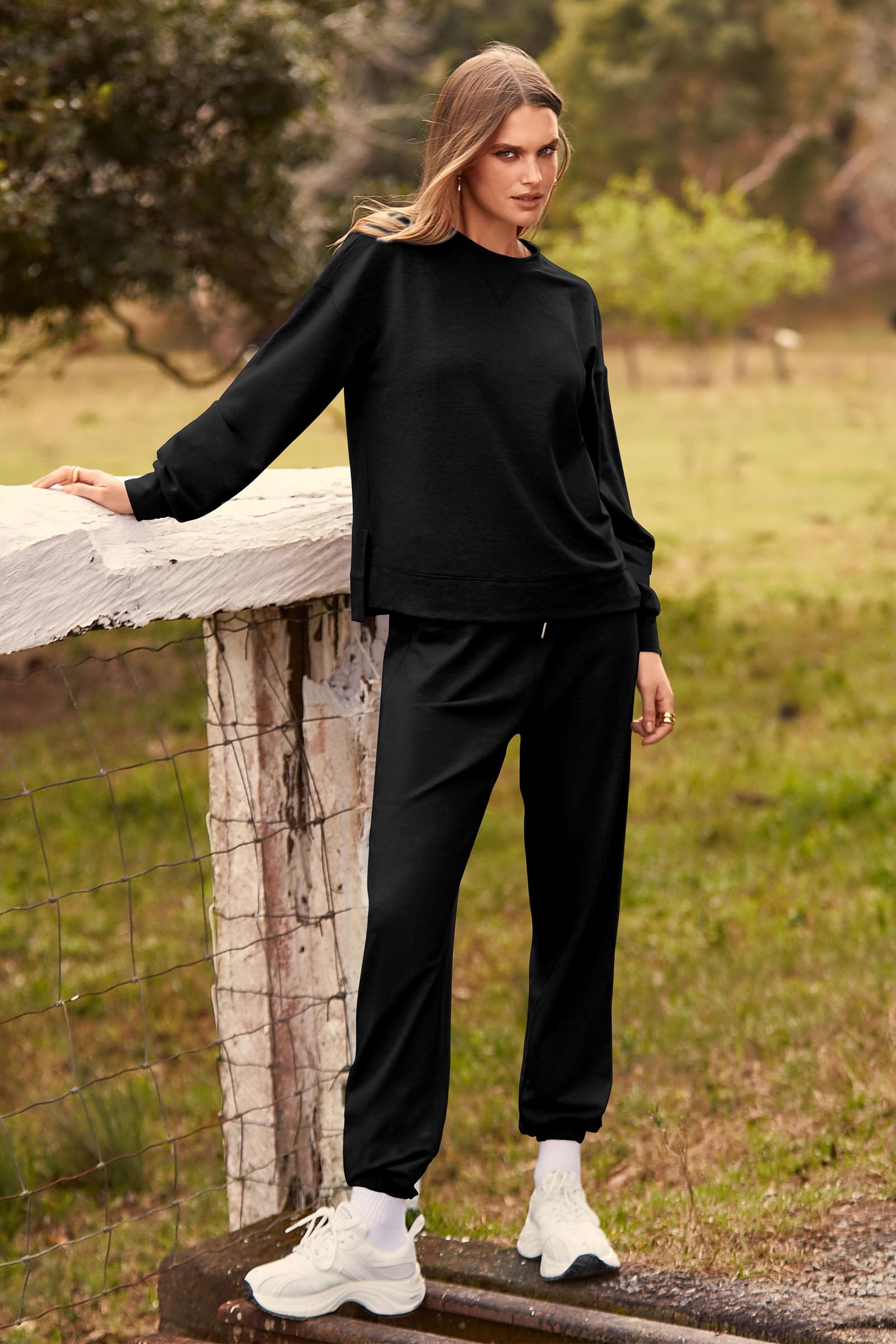 Women's Pajama Sets Casual 2 Piece Fall Matching Lounge Set