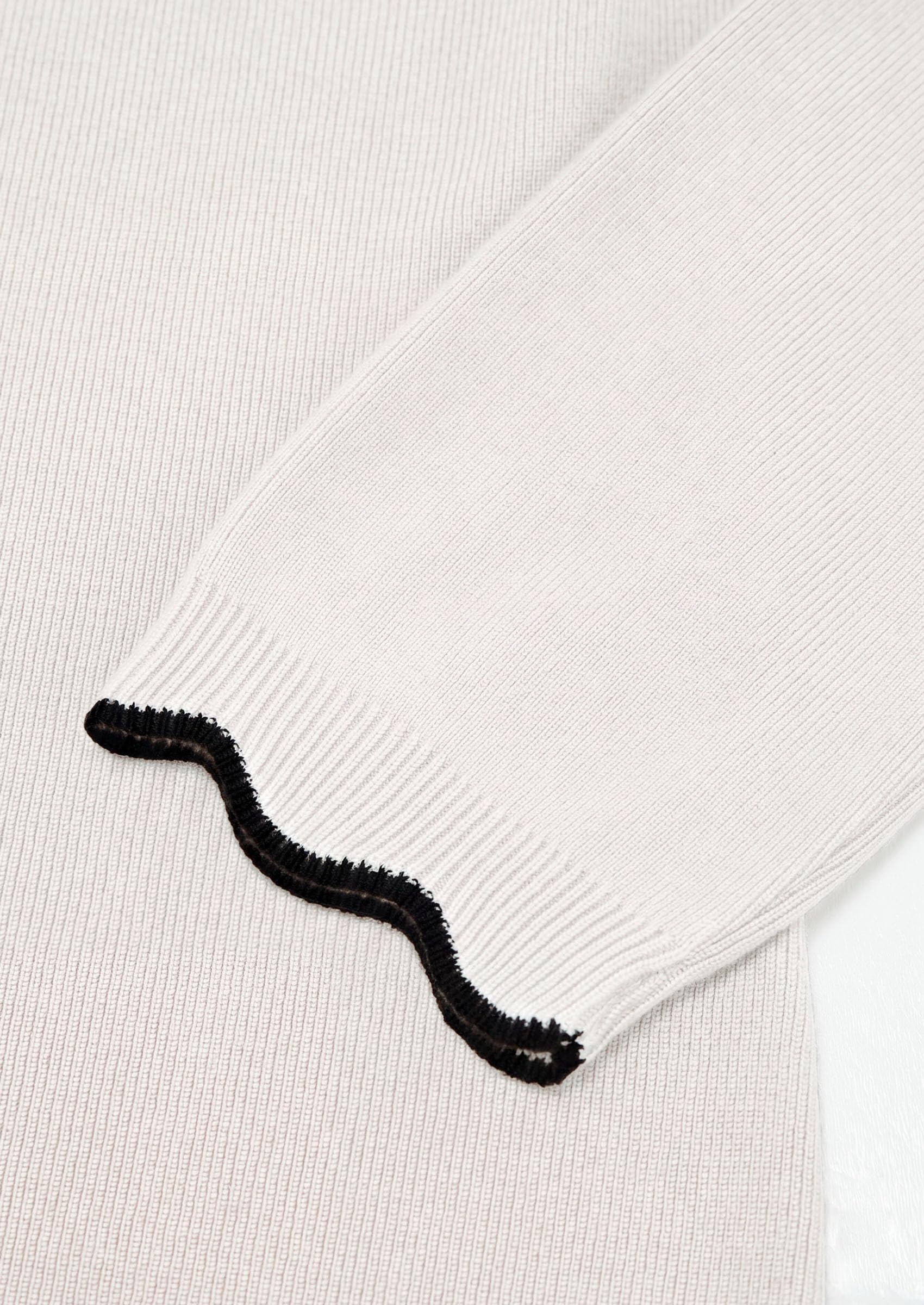 Women's Long Sleeve Ribbed Knit Pullover Sweaters,White,S