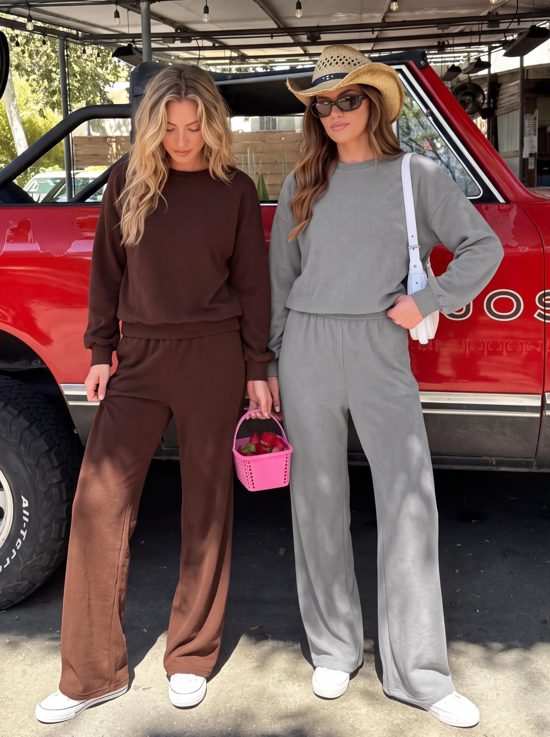 2 Piece Lounge Sets for Women Casual Sweatsuits Fall Clothes