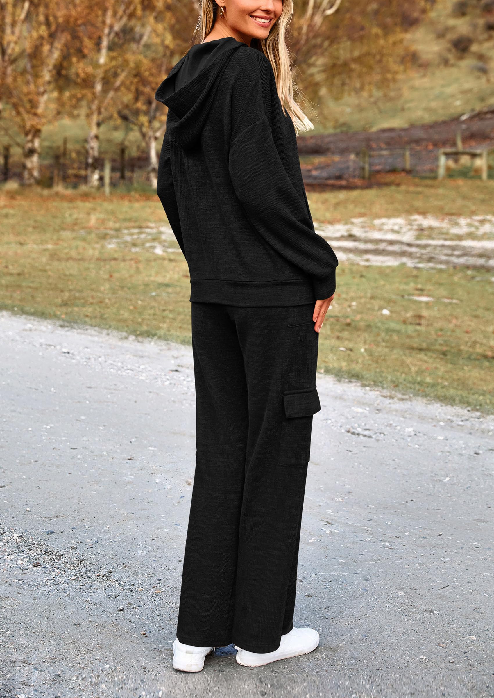 Track Sweat Suits for Women 2 Piece Matching Athleisure Sets