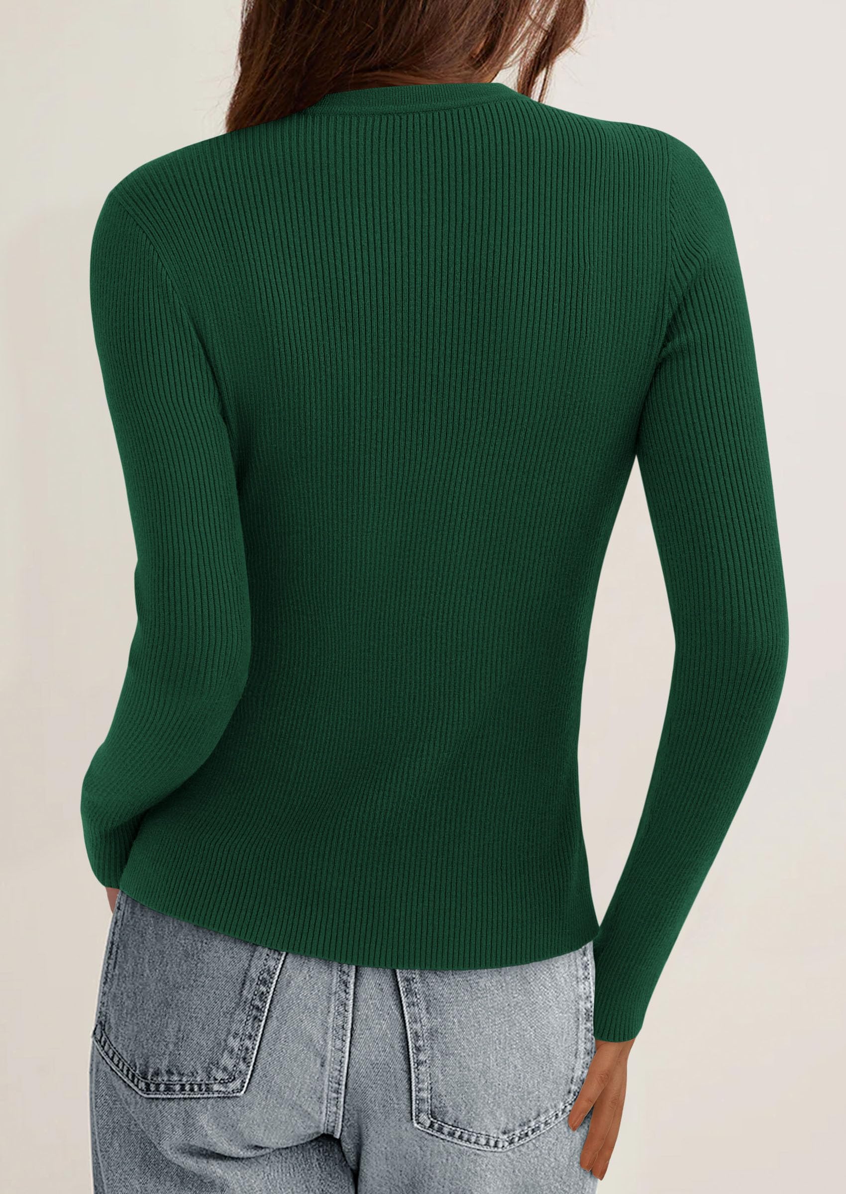 Women's Fall Lightweight Cardigan Sweaters,Dark Green,S