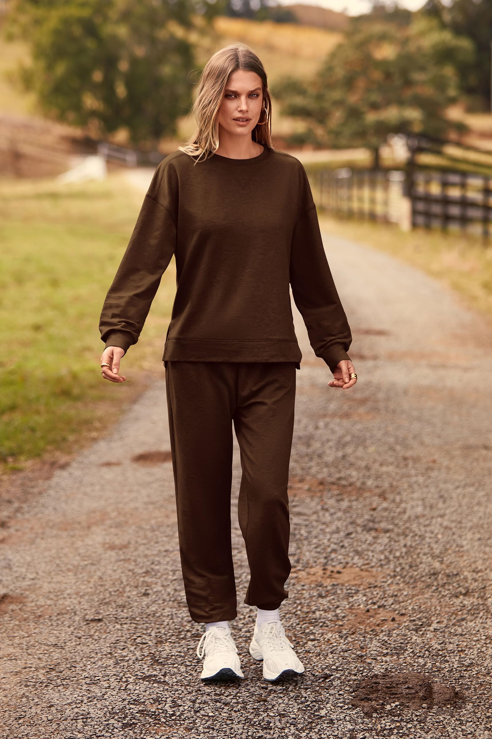 Women's Pajama Sets Casual 2 Piece Fall Matching Lounge Set