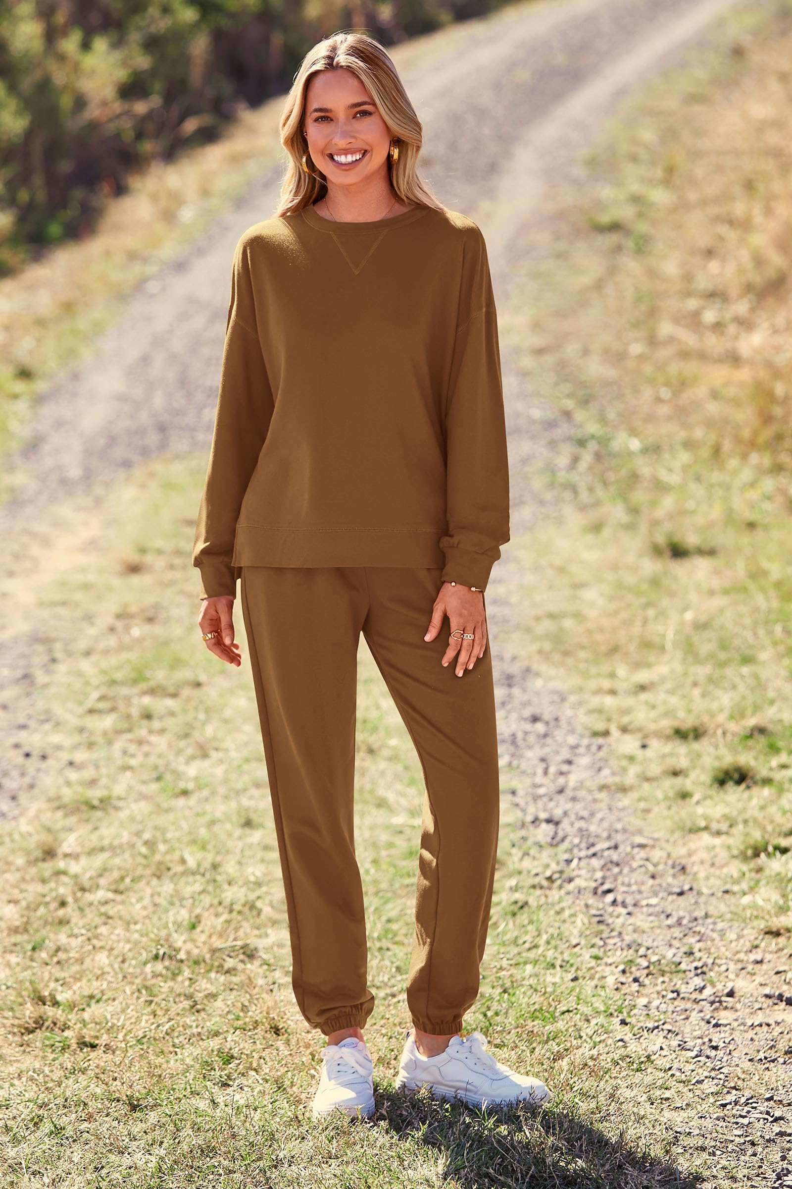 Women's Pajama Sets Casual 2 Piece Fall Matching Lounge Set