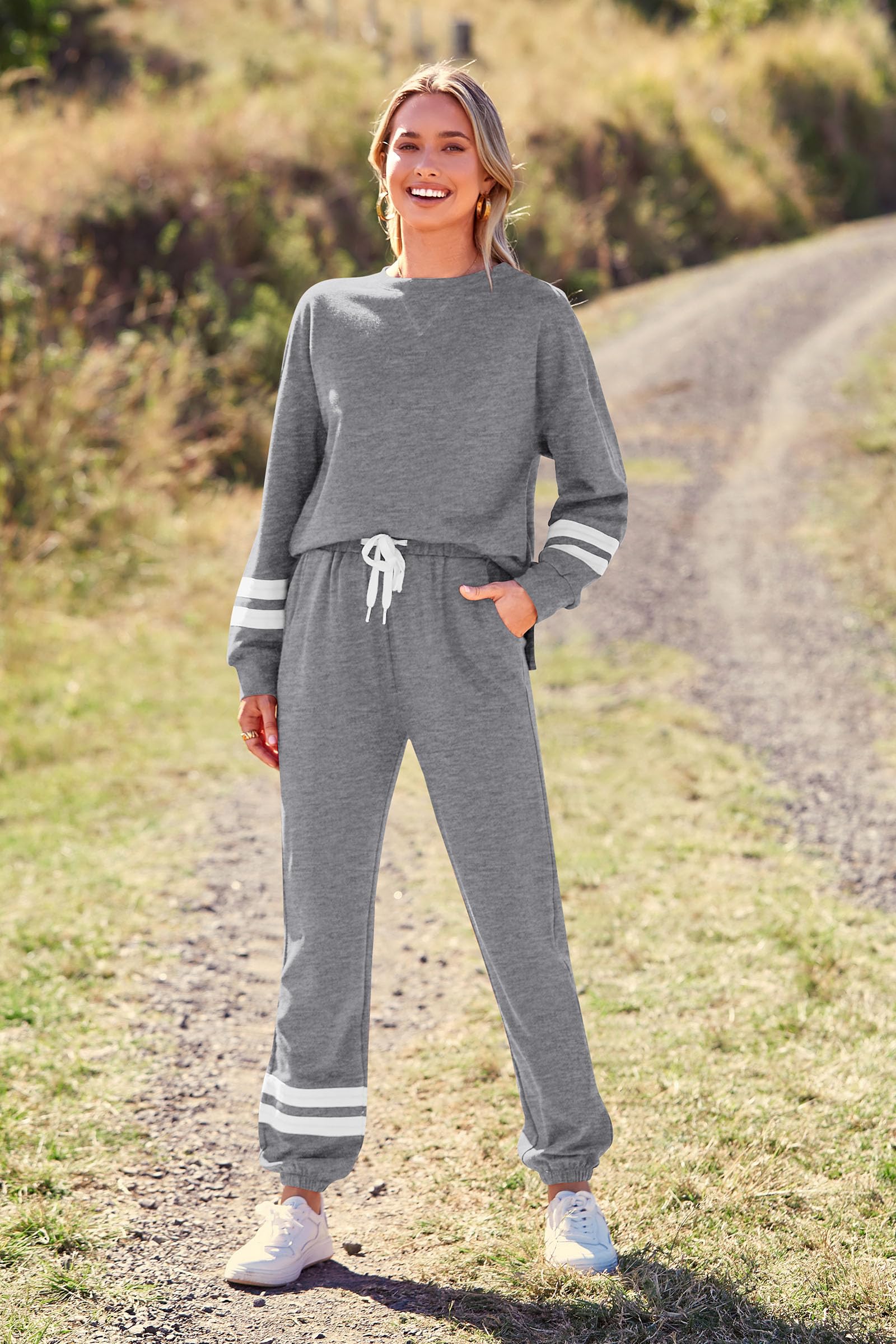 Women's Pajama Sets Casual 2 Piece Fall Matching Lounge Set