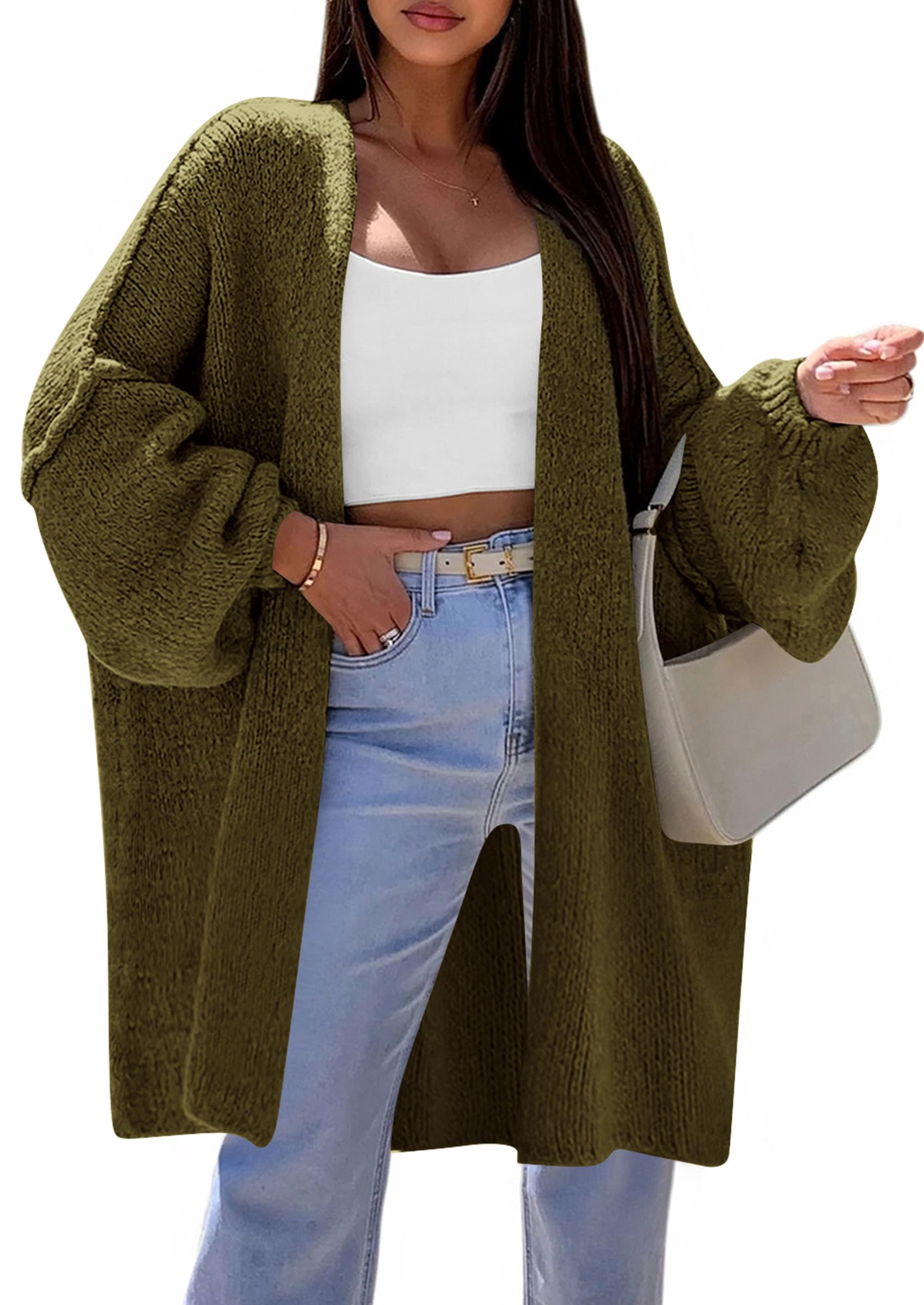 Cardigan Sweaters for Women Fall Oversized Long Cardigans