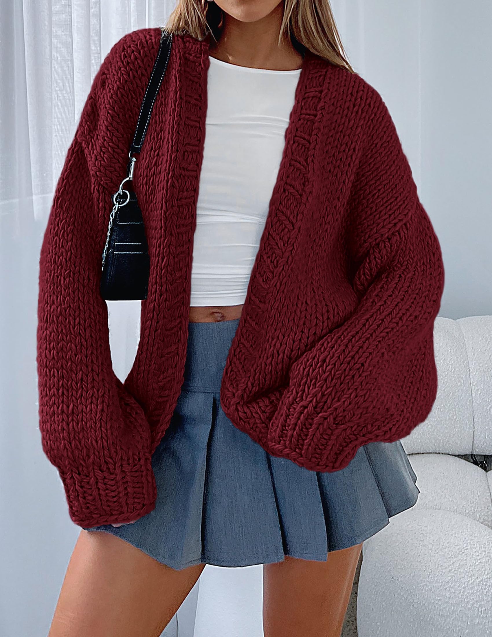 Cardigan Sweaters for Women Trendy Fall Fashion Knit Sweaters