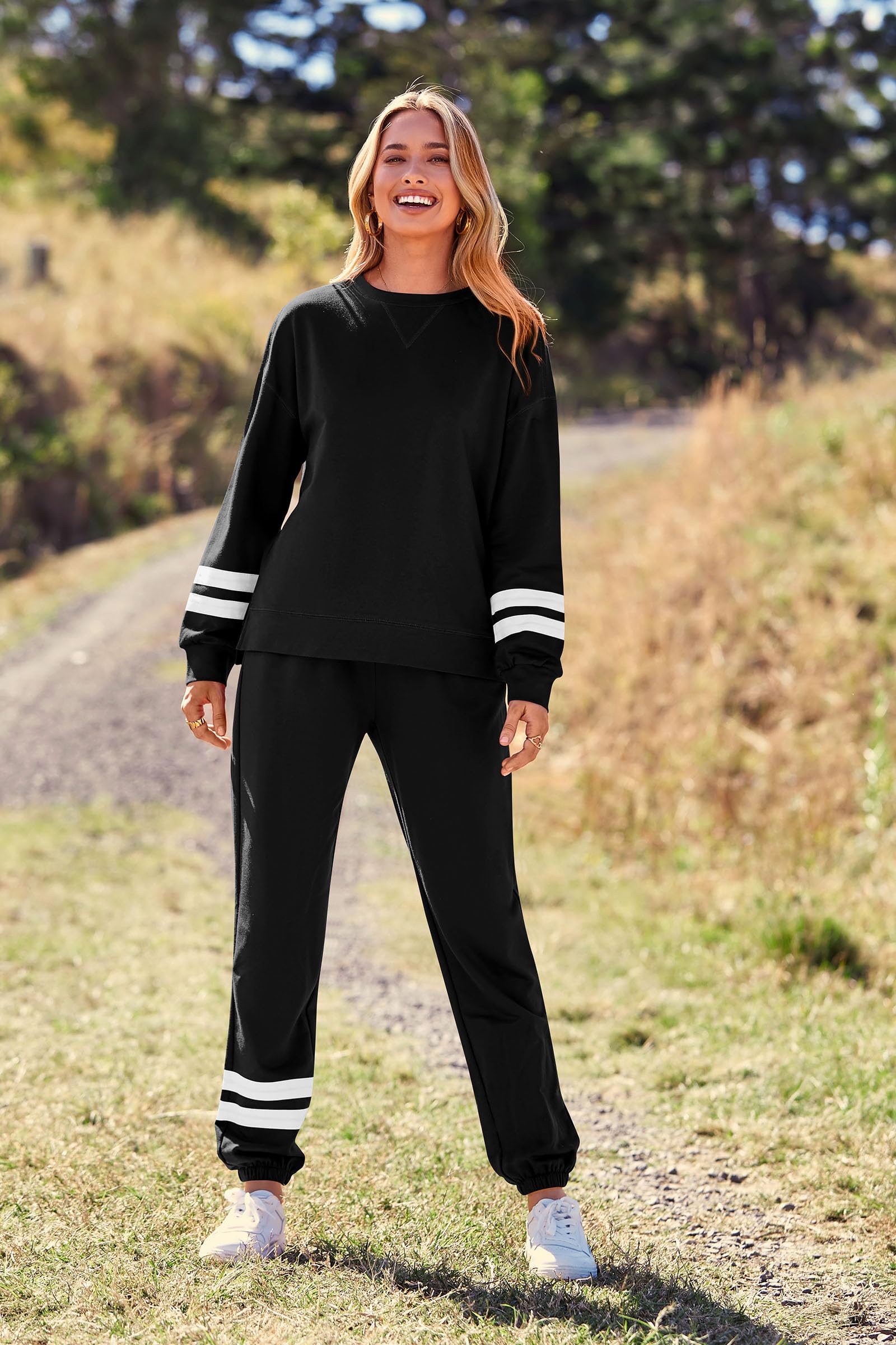 Women's Pajama Sets Casual 2 Piece Fall Matching Lounge Set