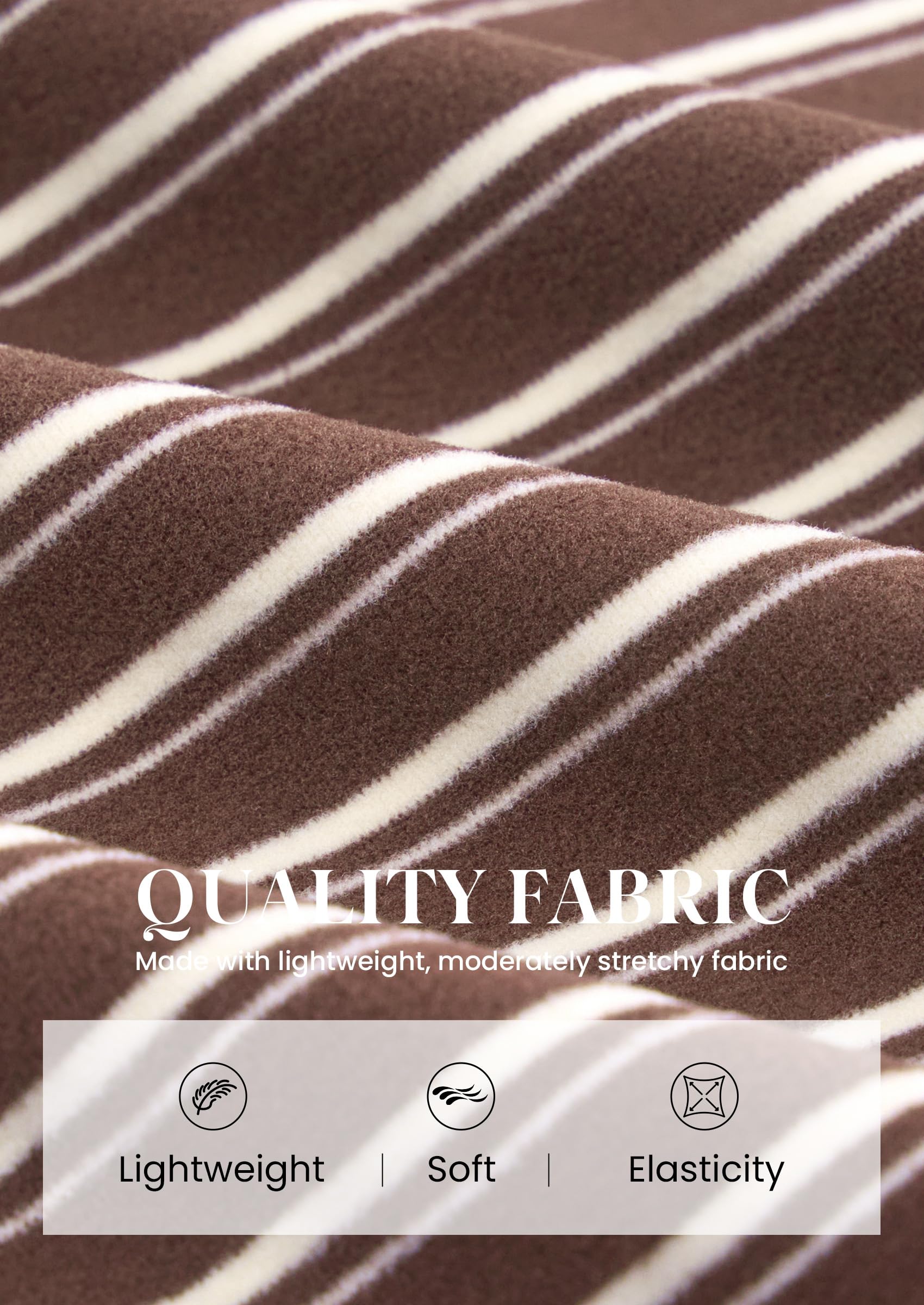Lounge Sets for Women Fall 2 Piece Knit Matching Striped Set