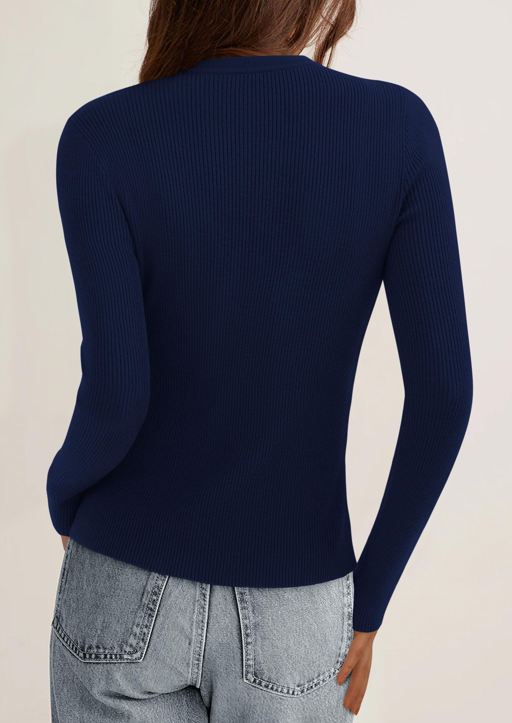Women's Fall Lightweight Cardigan Sweaters,Navy Blue,S