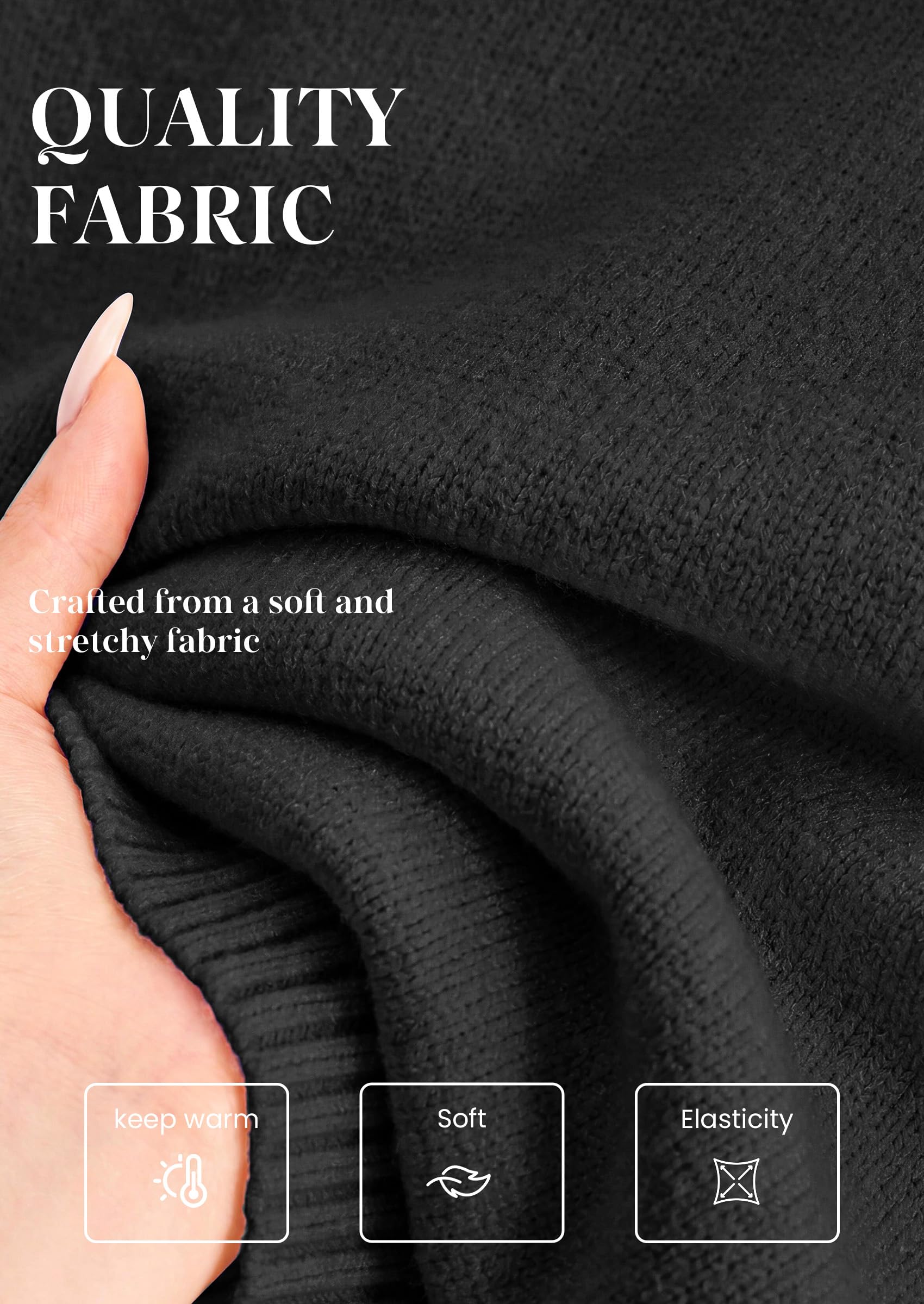 Women's Sweaters Oversized Quarter Zip Pullover Fall Outfits