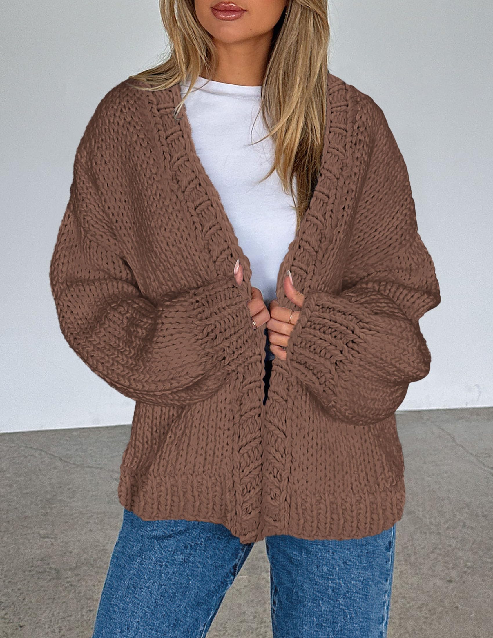 Cardigan Sweaters for Women Trendy Fall Fashion Knit Sweaters