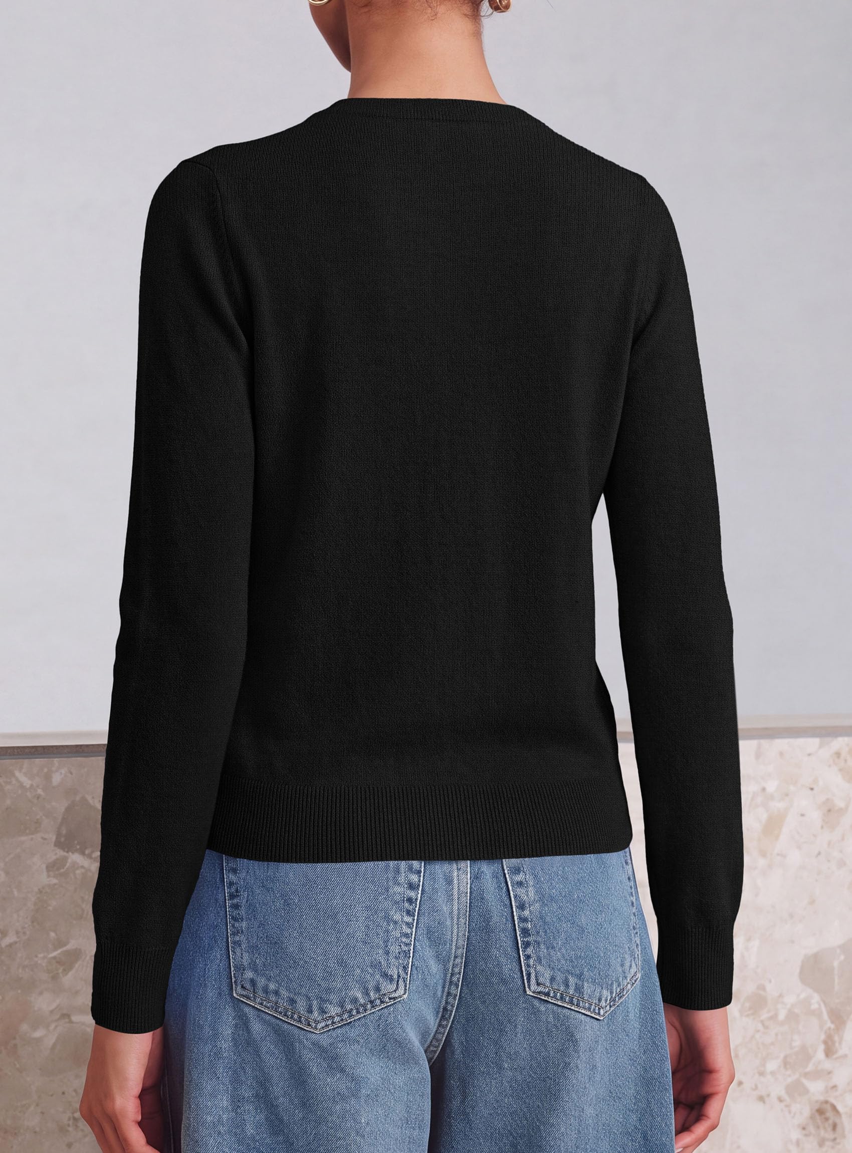 Lightweight Cardigans for Women Knit Button Up Fall Sweaters