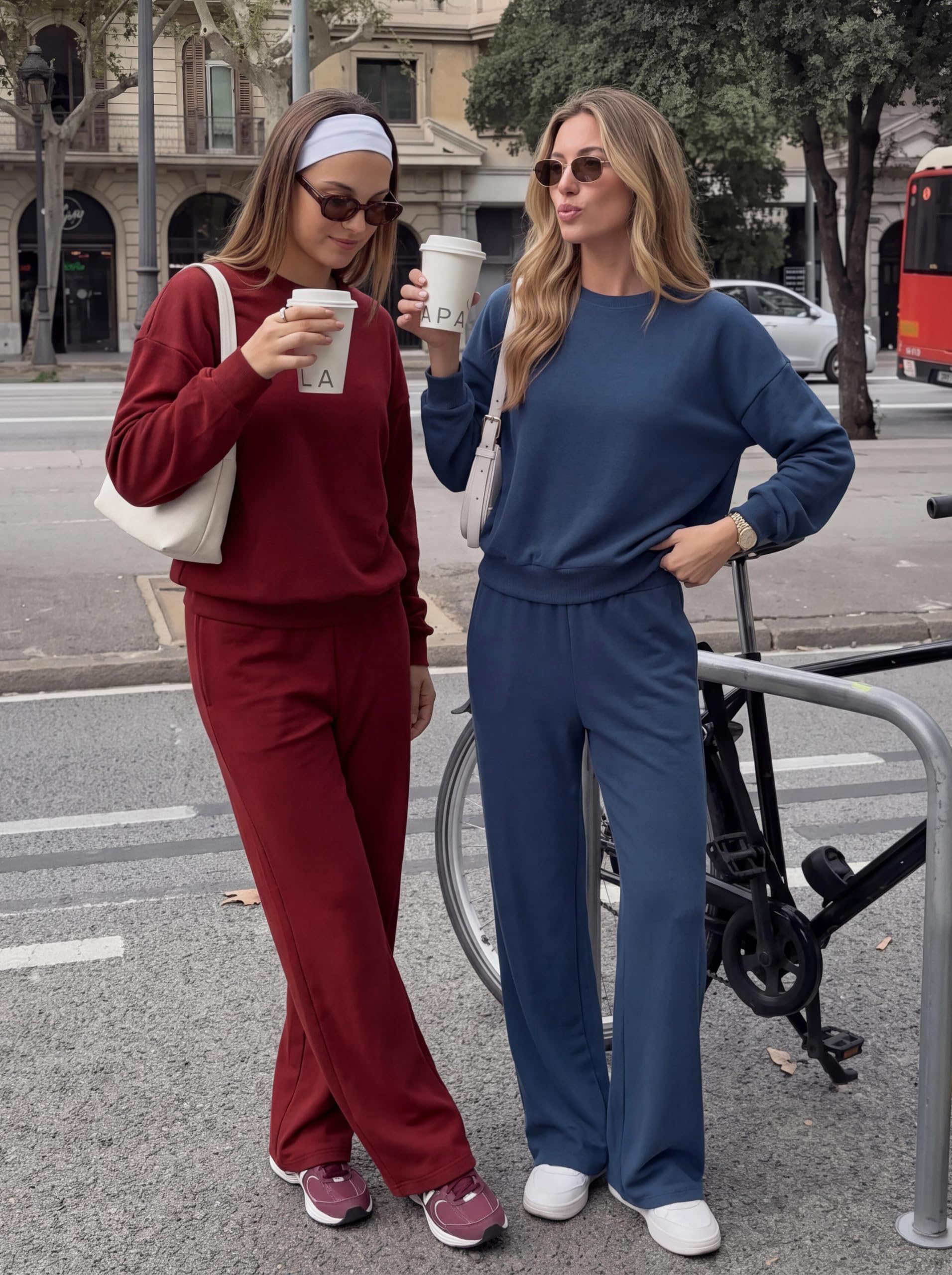 2 Piece Lounge Sets for Women Casual Sweatsuits Fall Clothes