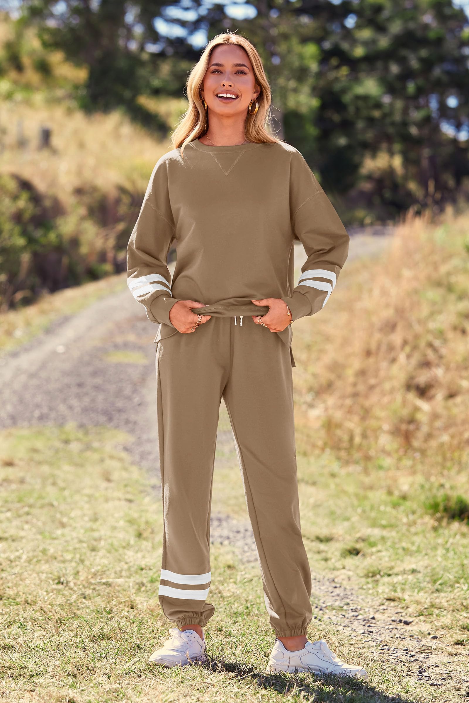 Women's Pajama Sets Casual 2 Piece Fall Matching Lounge Set