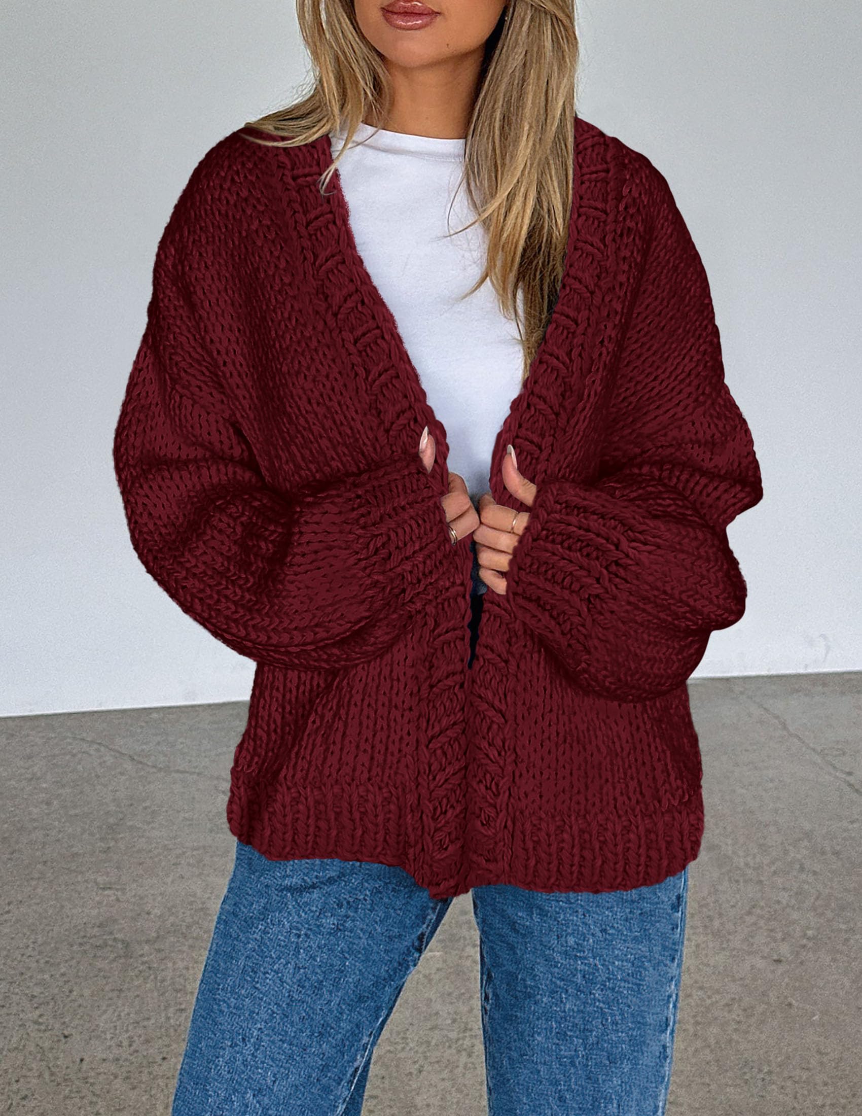 Cardigan Sweaters for Women Trendy Fall Fashion Knit Sweaters