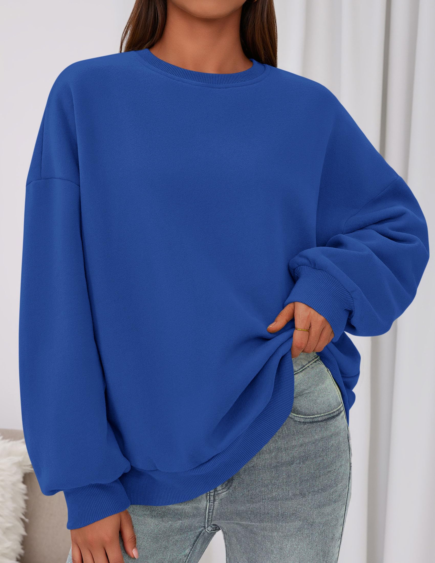 Womens Oversized Crewneck Sweatshirt 2026 Fall Outfits