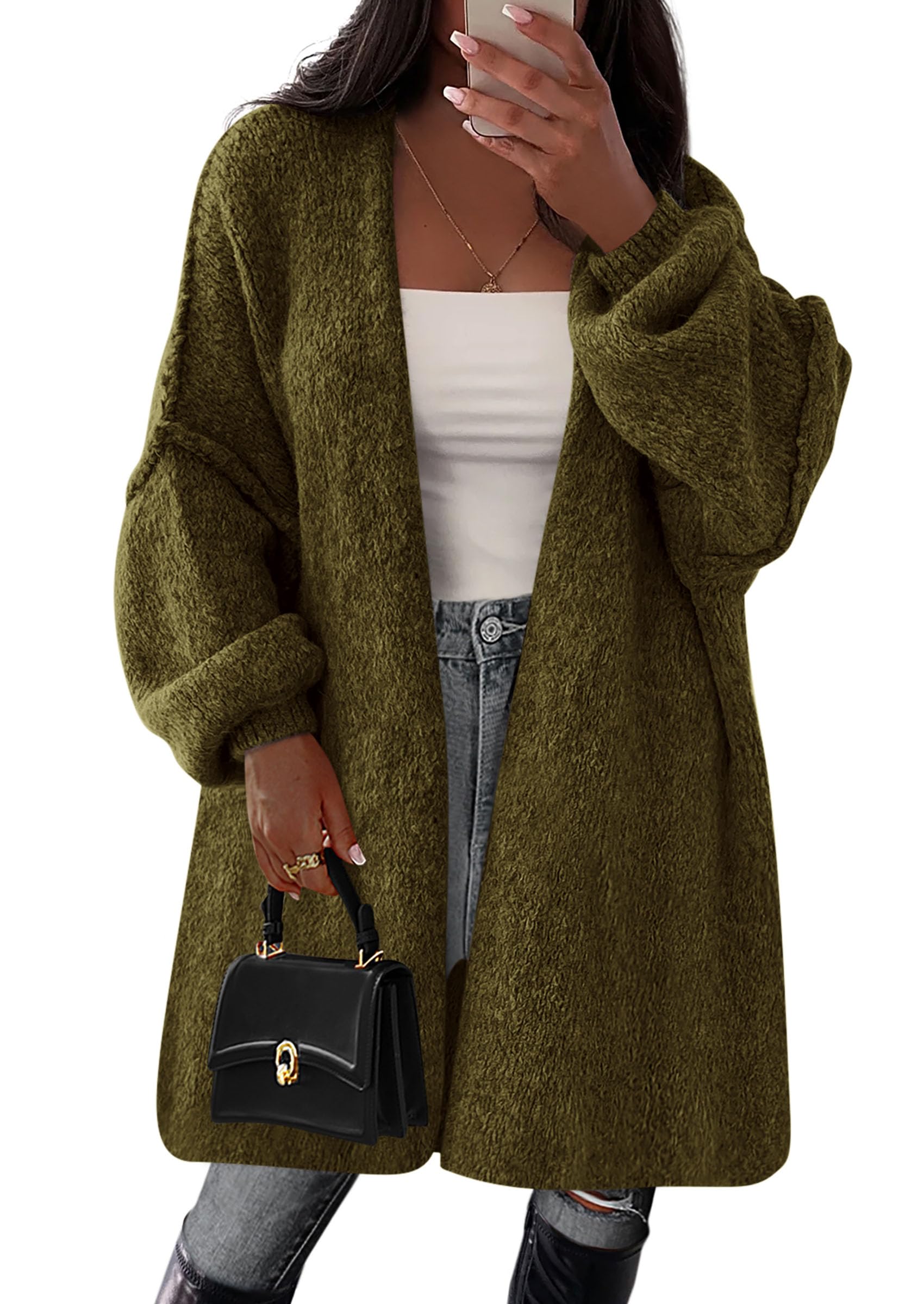 Cardigan Sweaters for Women Fall Oversized Long Cardigans