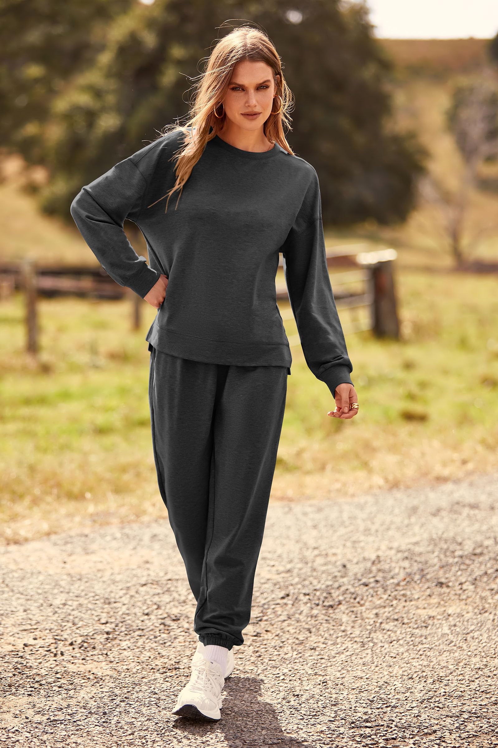 Women's Pajama Sets Casual 2 Piece Fall Matching Lounge Set