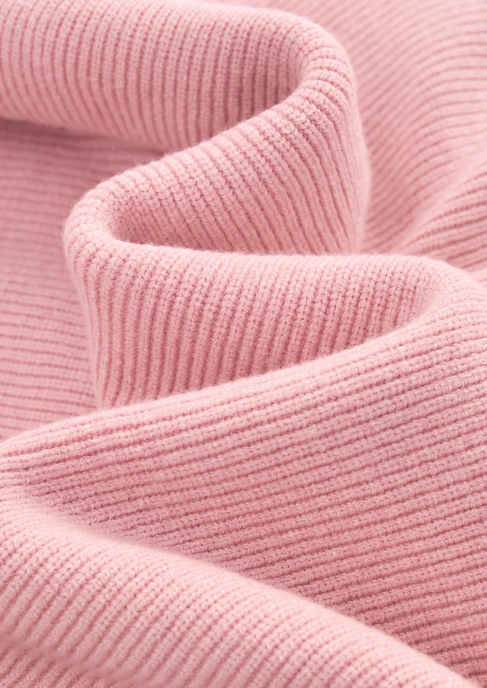Batwing Sleeve Sweaters for Women Pullover Fall Clothes Pink