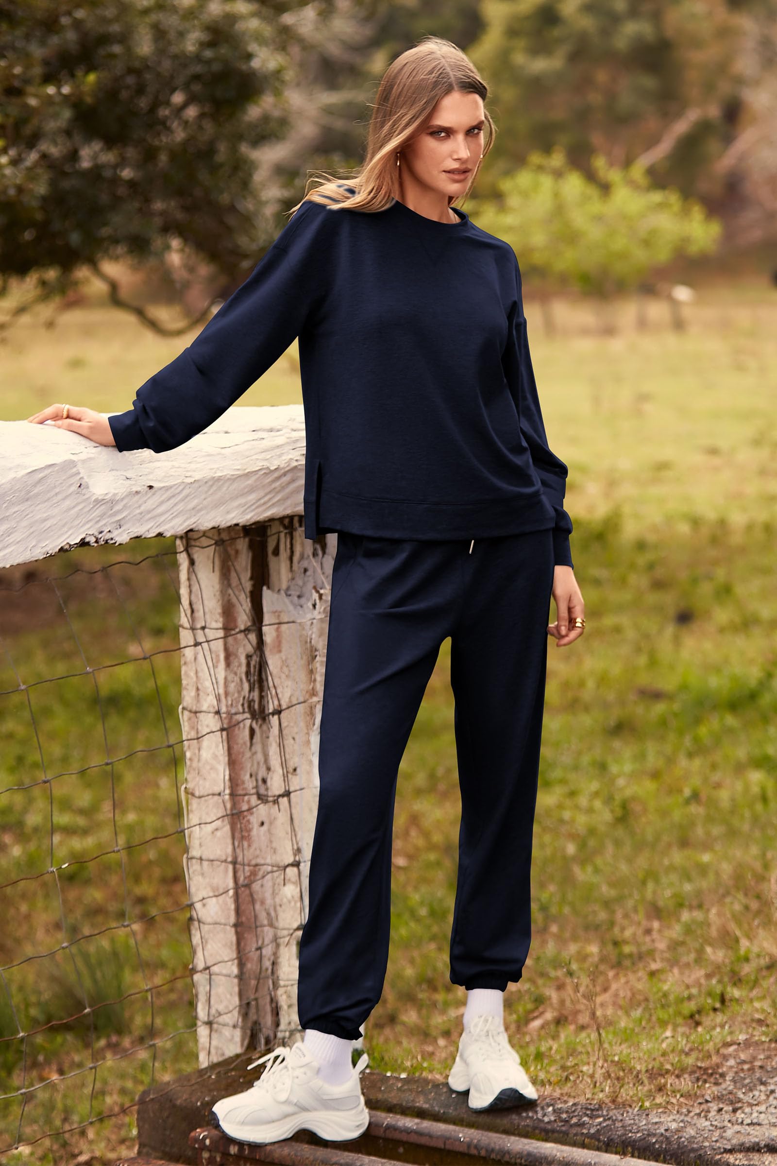 Women's Pajama Sets Casual 2 Piece Fall Matching Lounge Set