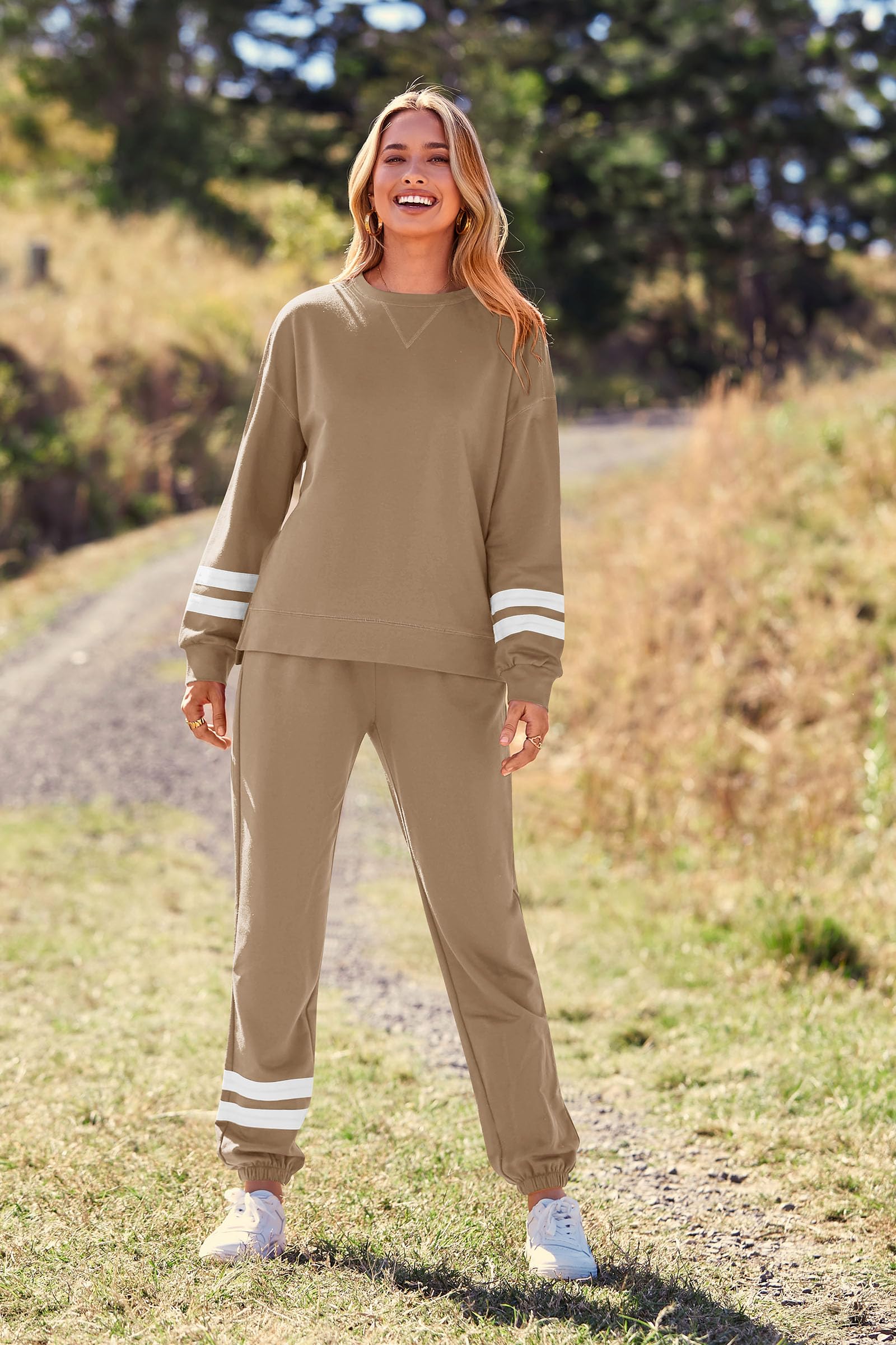 Women's Pajama Sets Casual 2 Piece Fall Matching Lounge Set