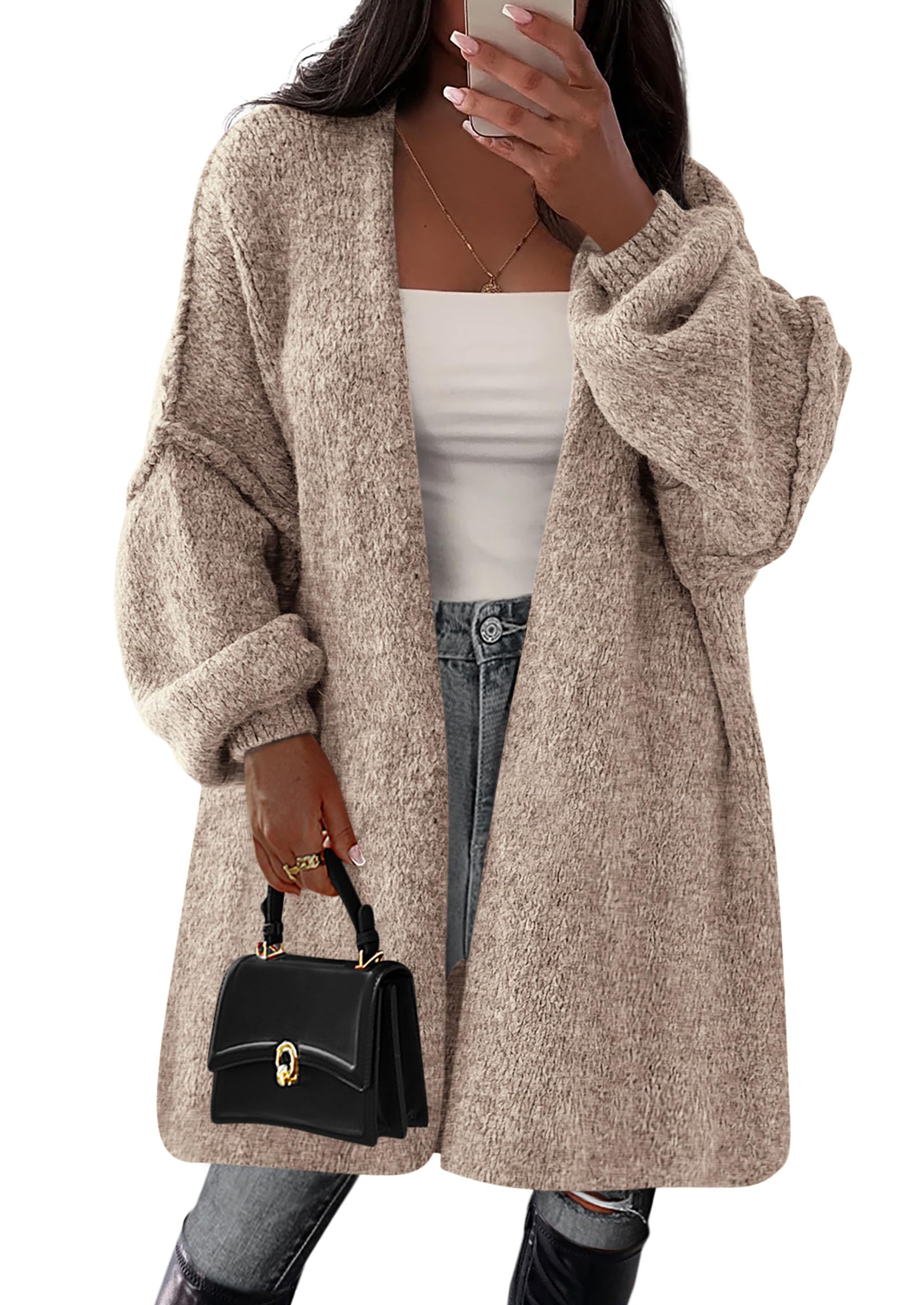 Cardigan Sweaters for Women Fall Oversized Long Cardigans