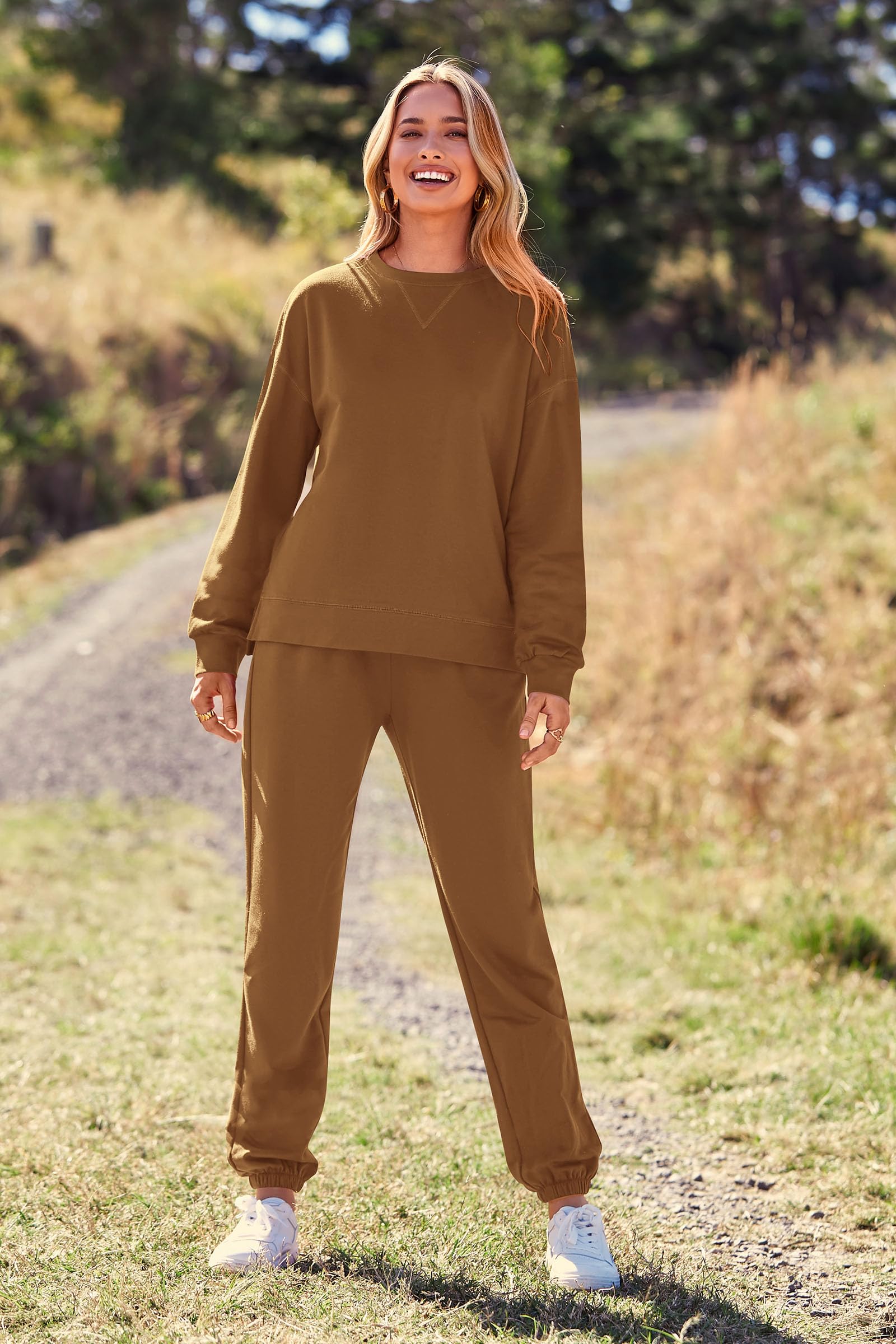Women's Pajama Sets Casual 2 Piece Fall Matching Lounge Set