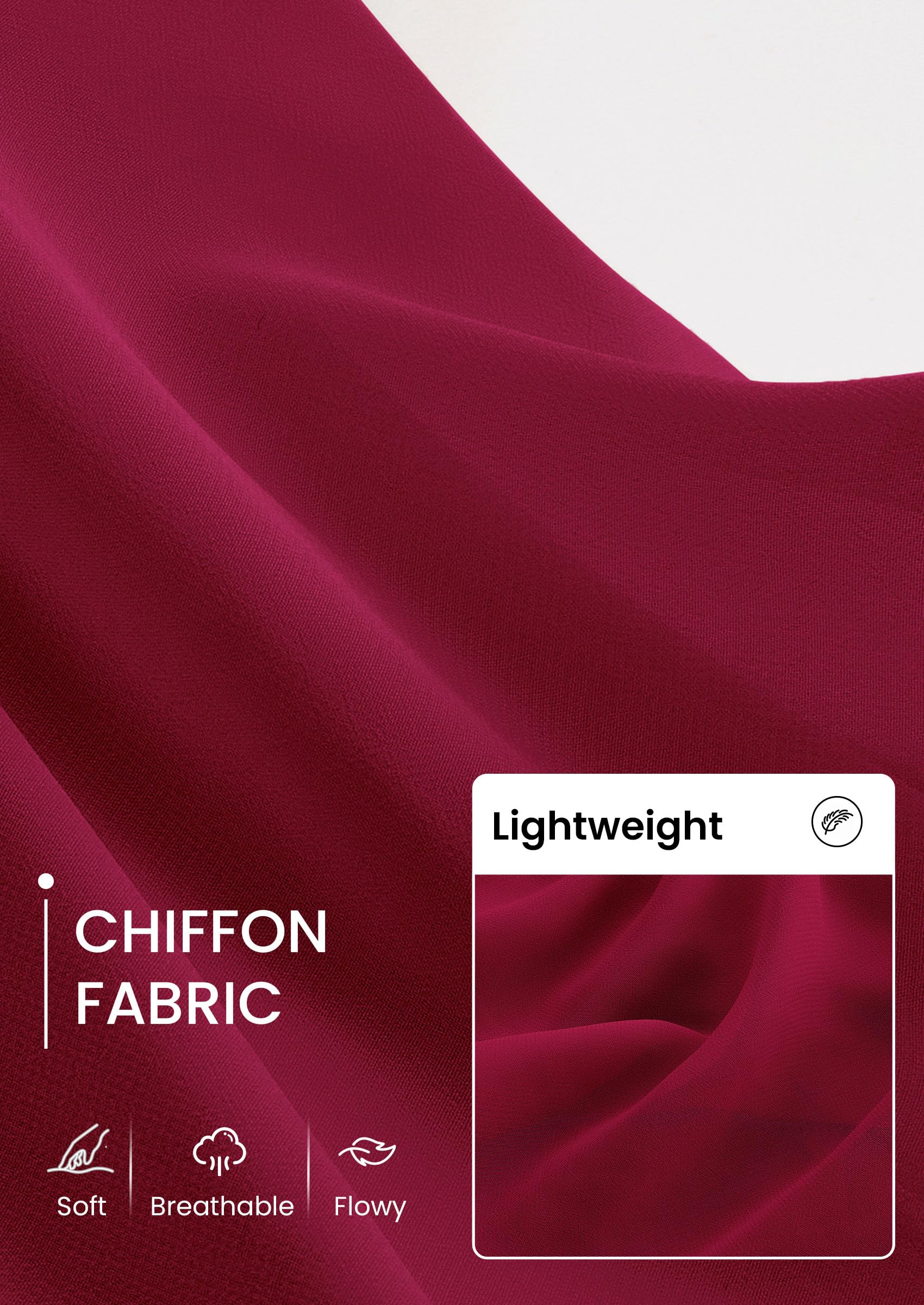 Chiffon Blouses for Women Dressy Casual Mock Neck Tops