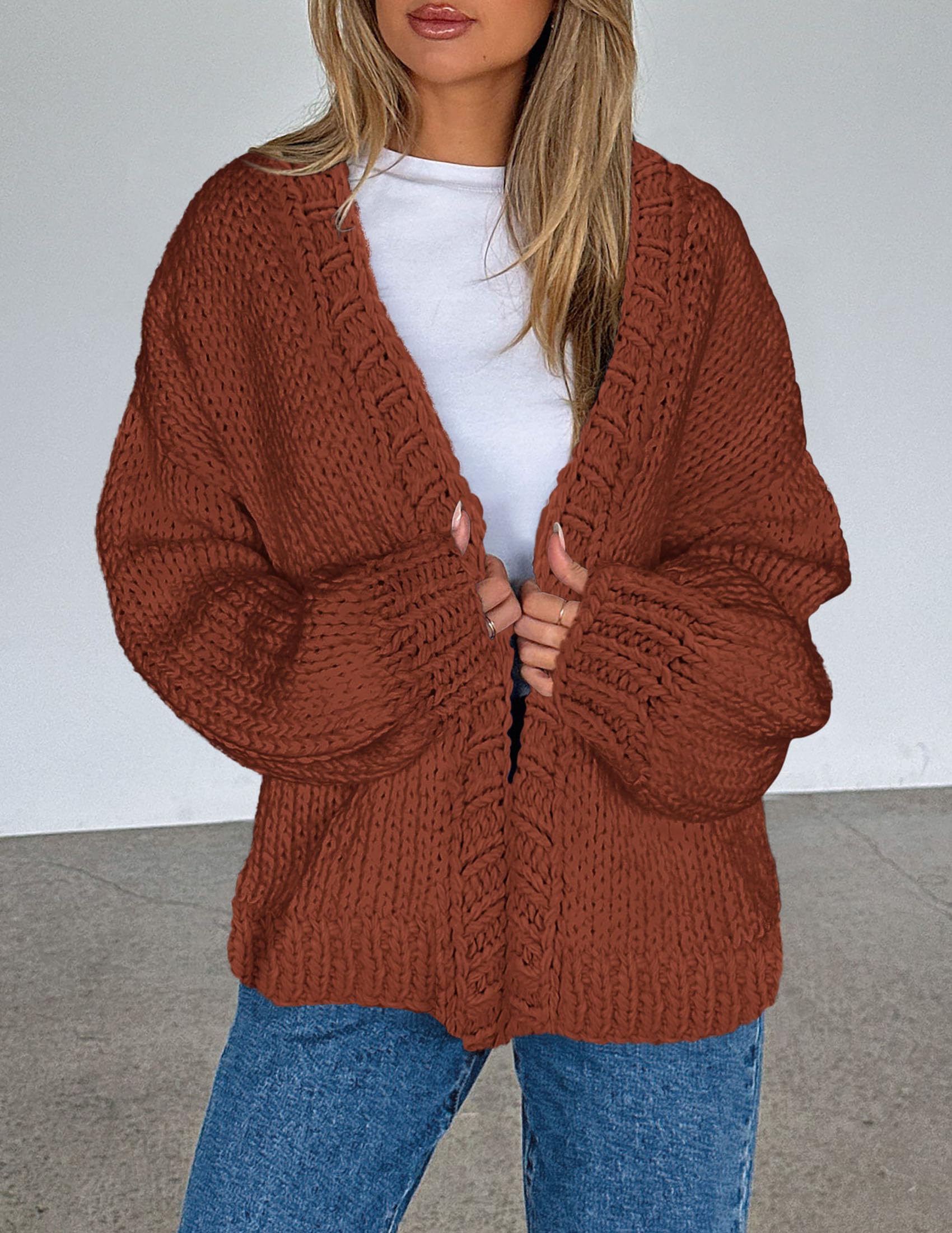 Cardigan Sweaters for Women Trendy Fall Fashion Knit Sweaters